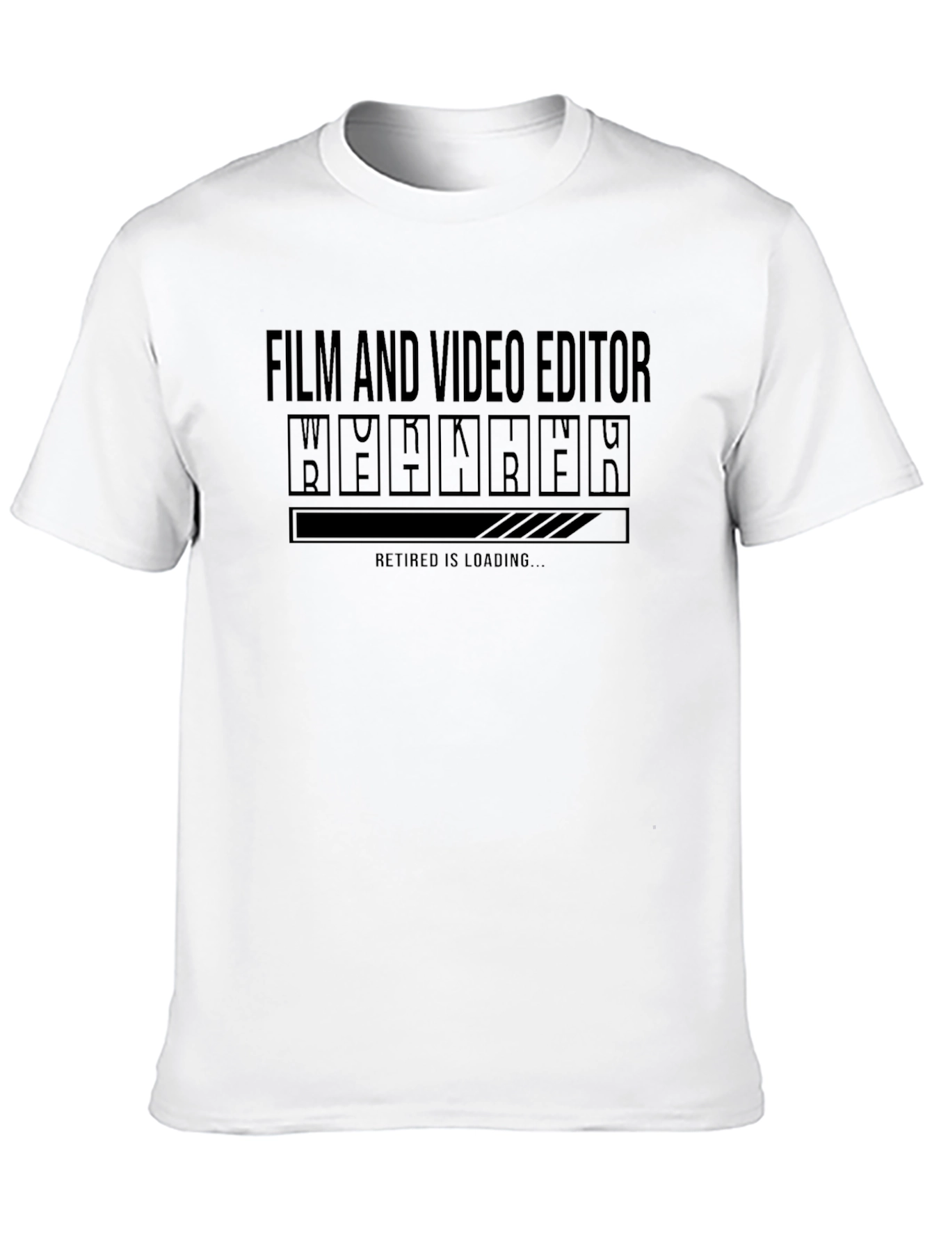 Film & Video Editor Retirement Loading T-Shirt