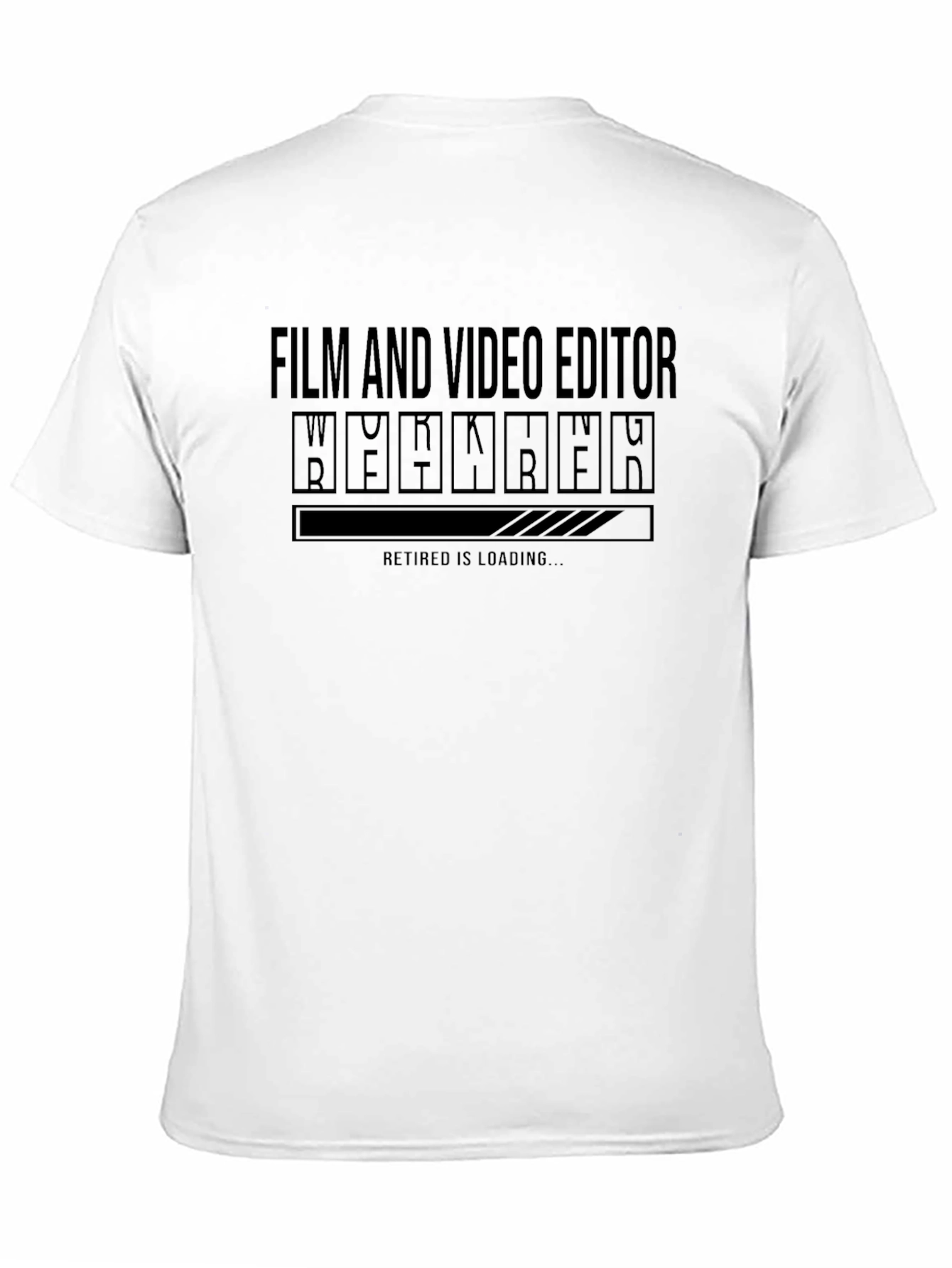 Film & Video Editor Retirement Loading T-Shirt