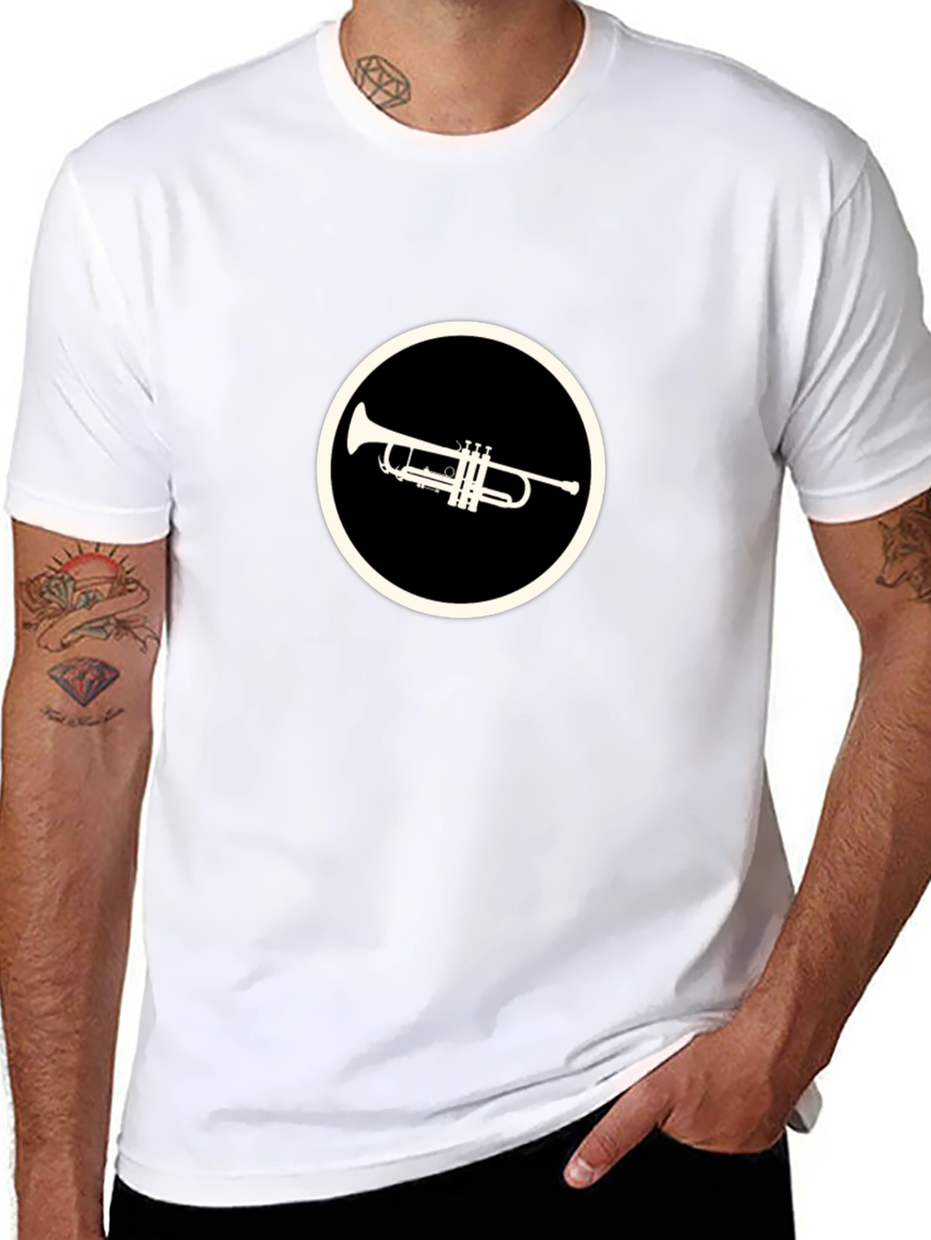 Trumpet Graphic Tee - Classic Black