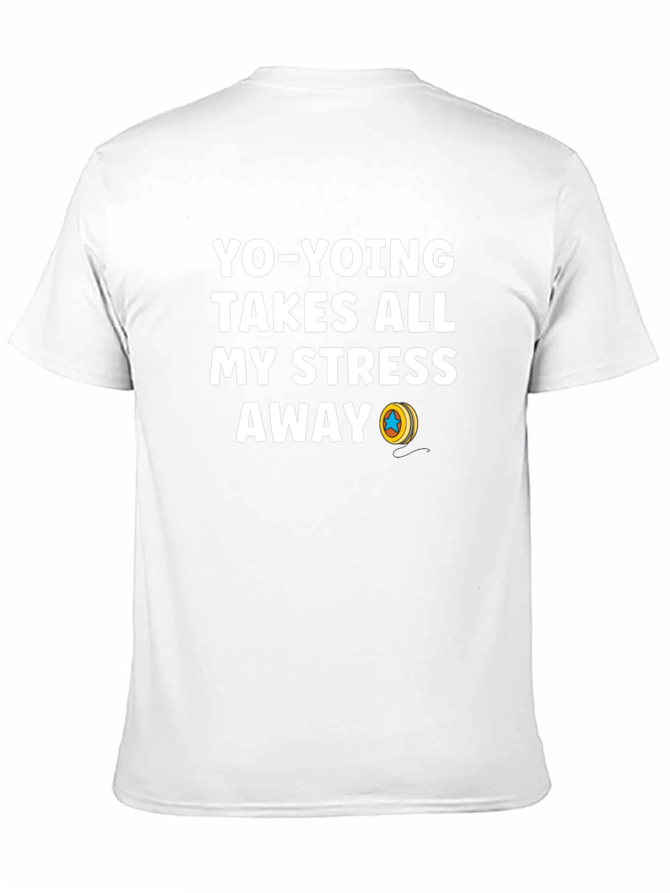 Yo-Yoing Takes All My Stress Away Black T-Shirt
