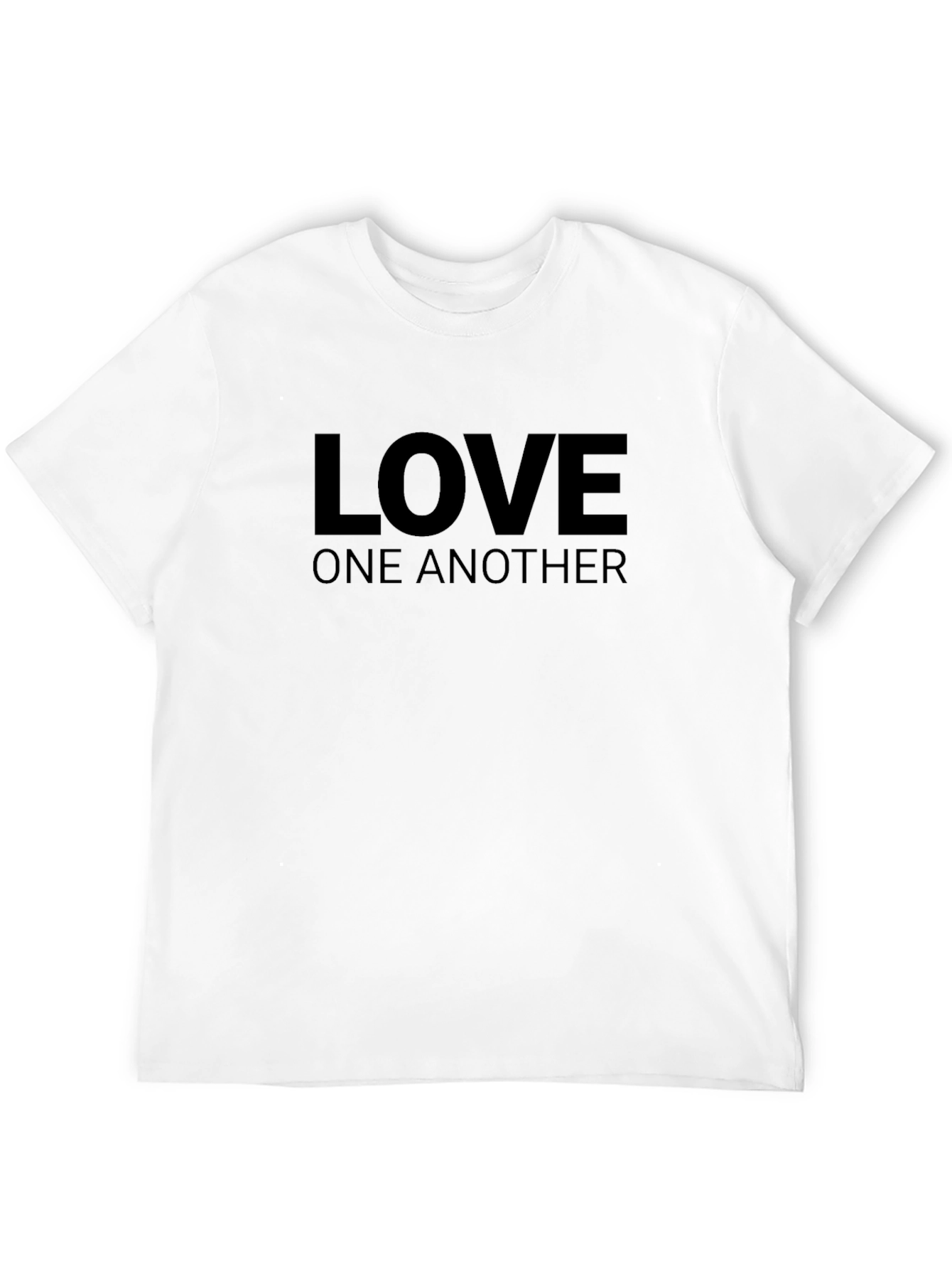 Love One Another Graphic Tee - Black