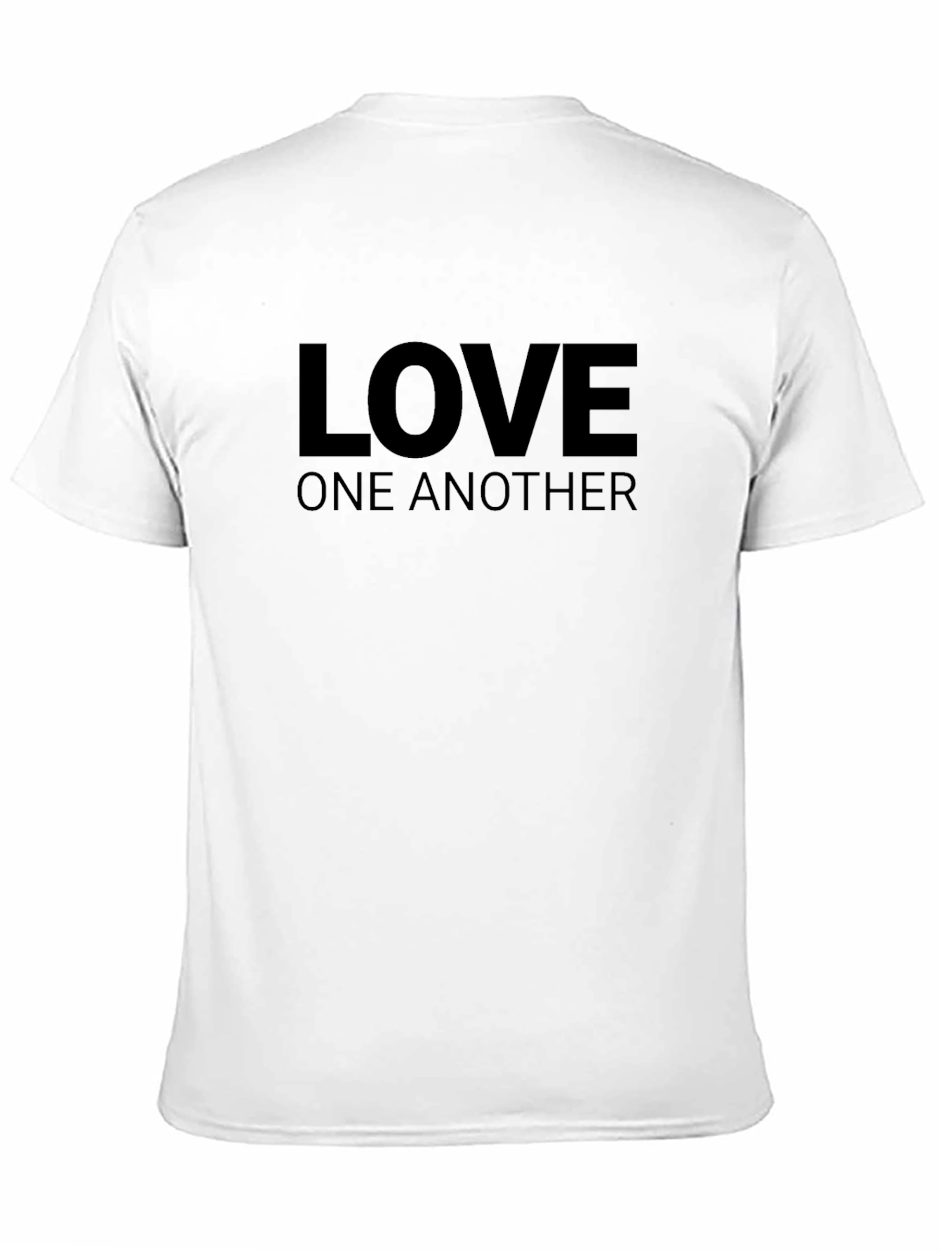 Love One Another Graphic Tee - Black