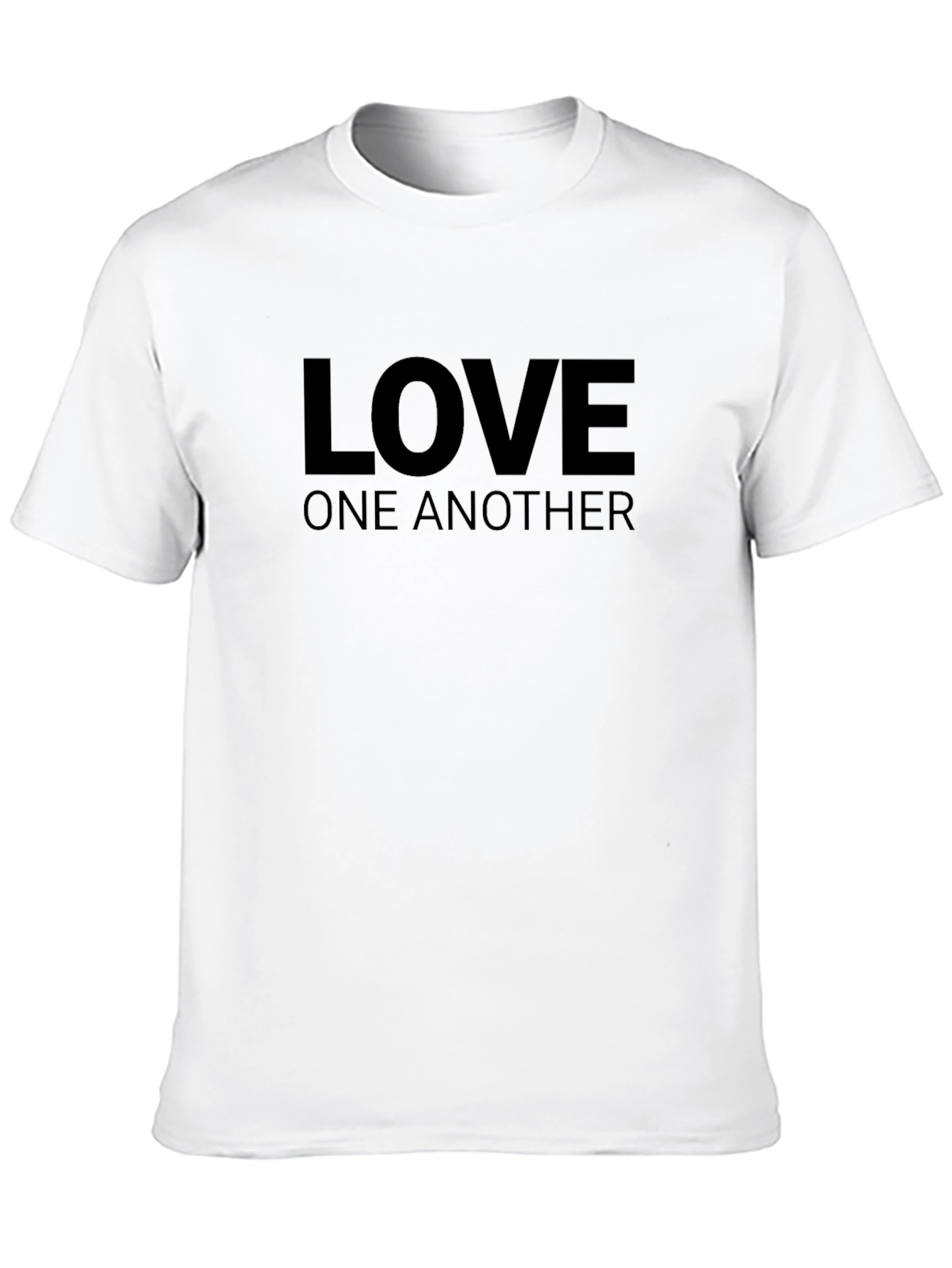 Love One Another Graphic Tee - Black