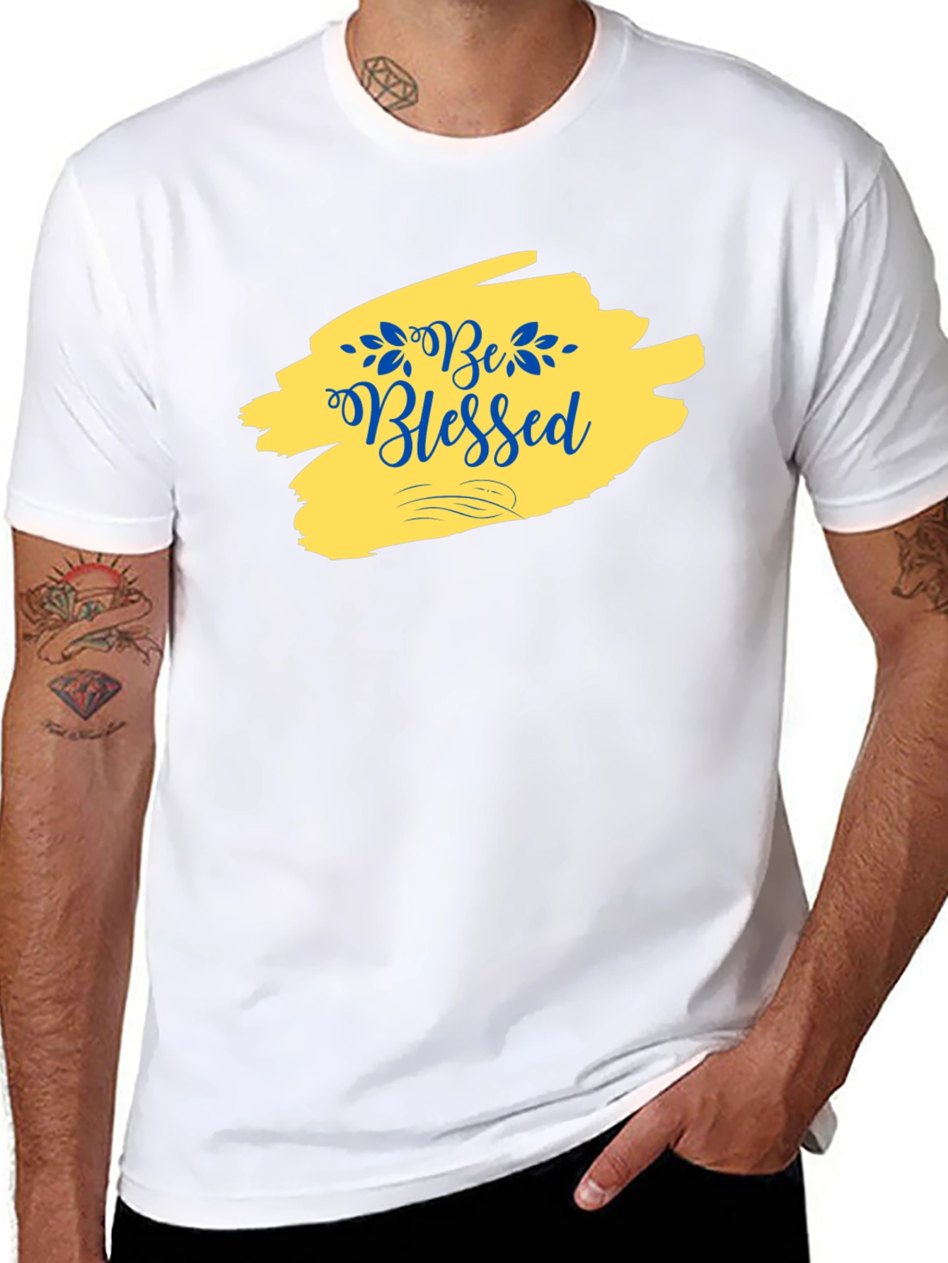 Be Blessed Black Graphic Tee