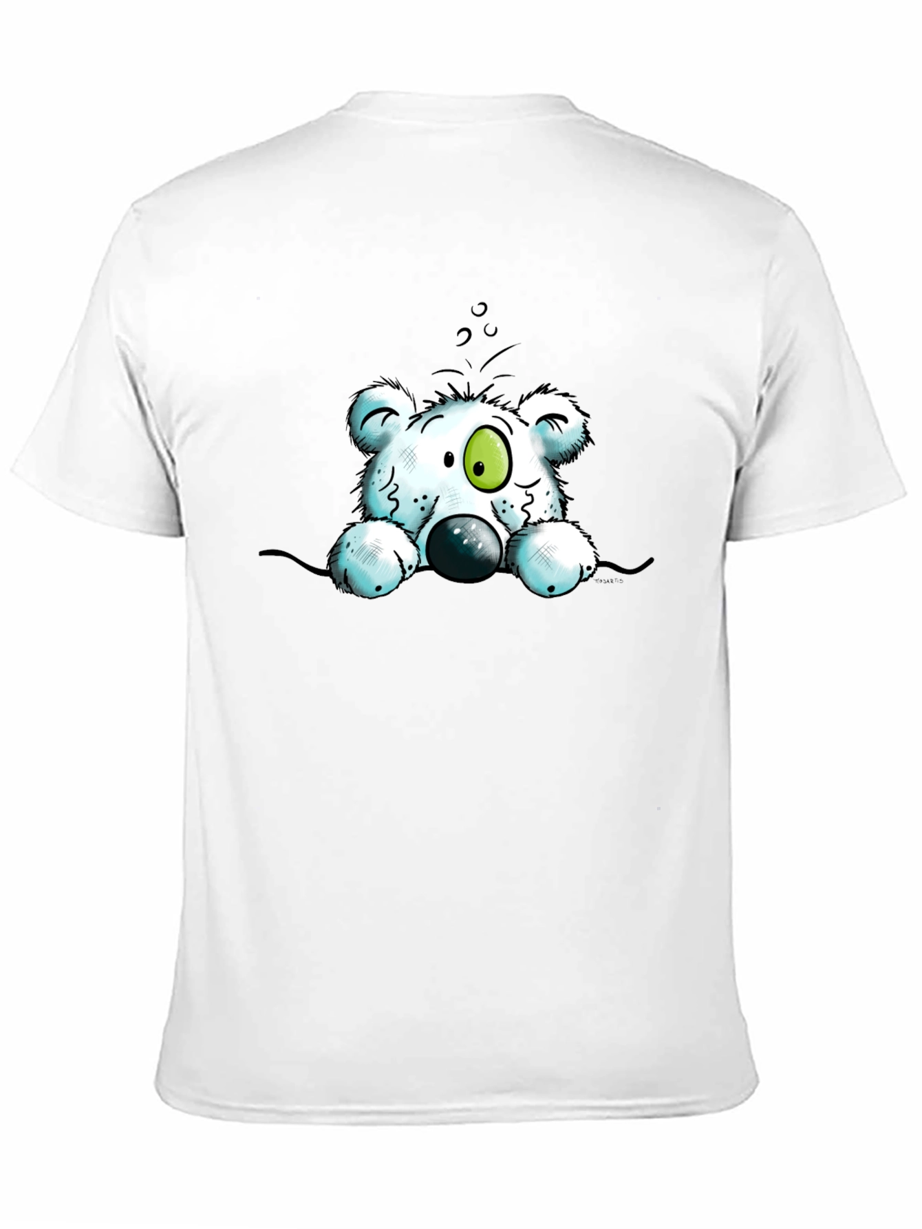 Cartoon Bear Graphic T-Shirt
