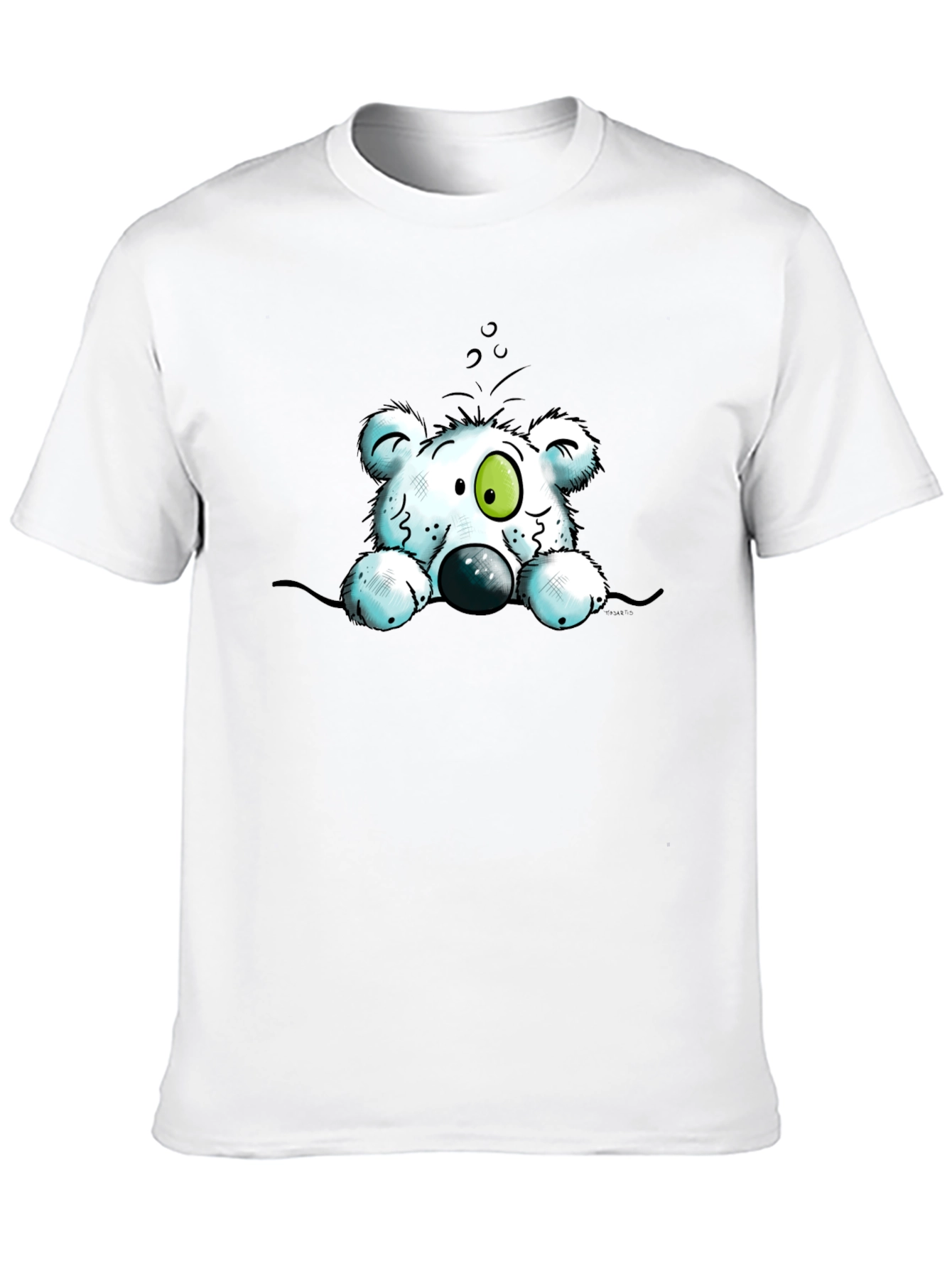 Cartoon Bear Graphic T-Shirt