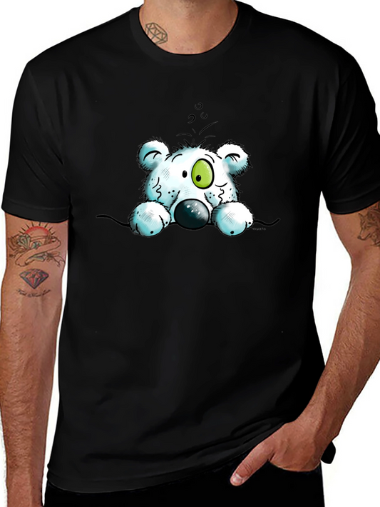 Cartoon Bear Graphic T-Shirt