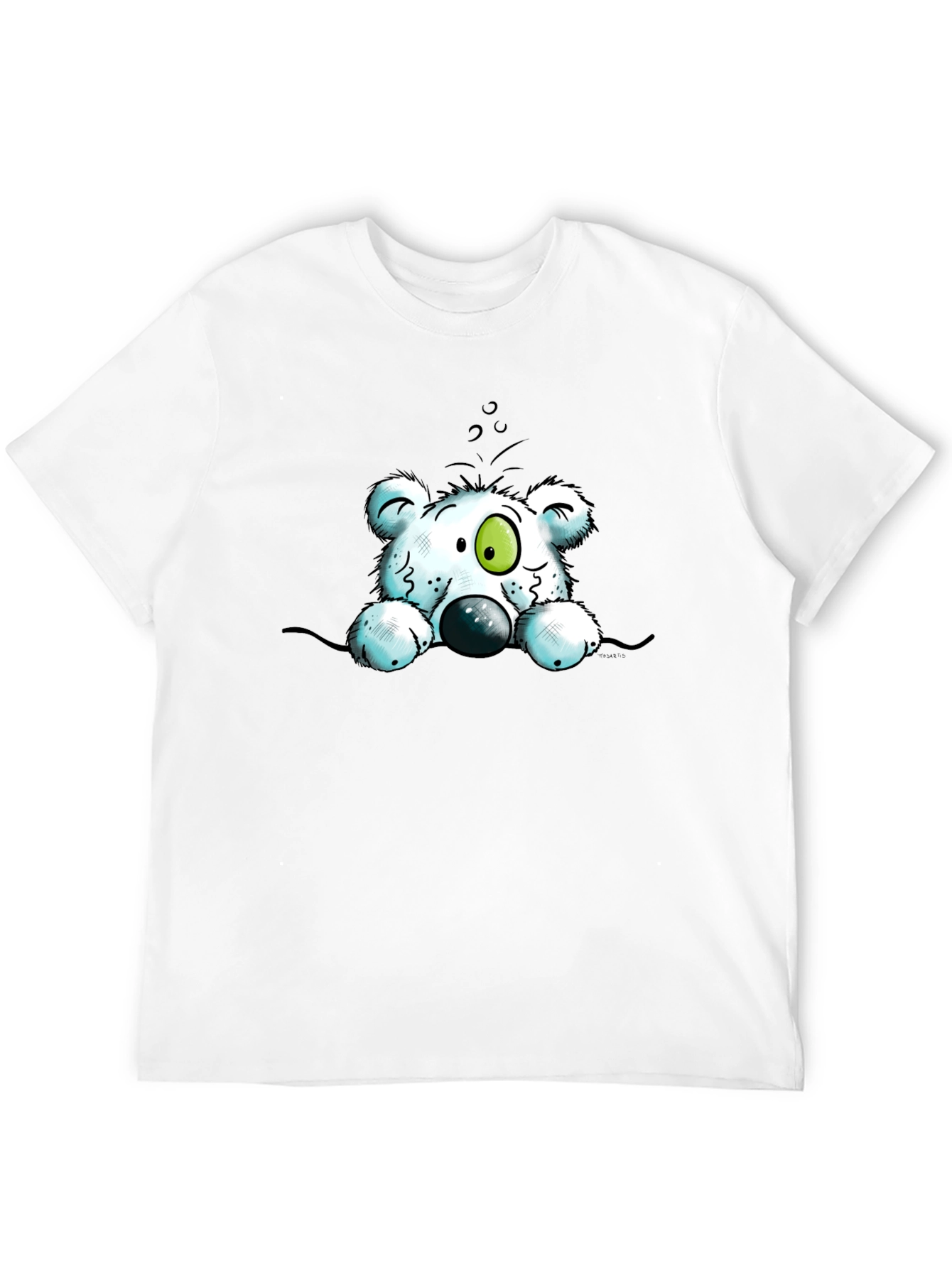 Cartoon Bear Graphic T-Shirt