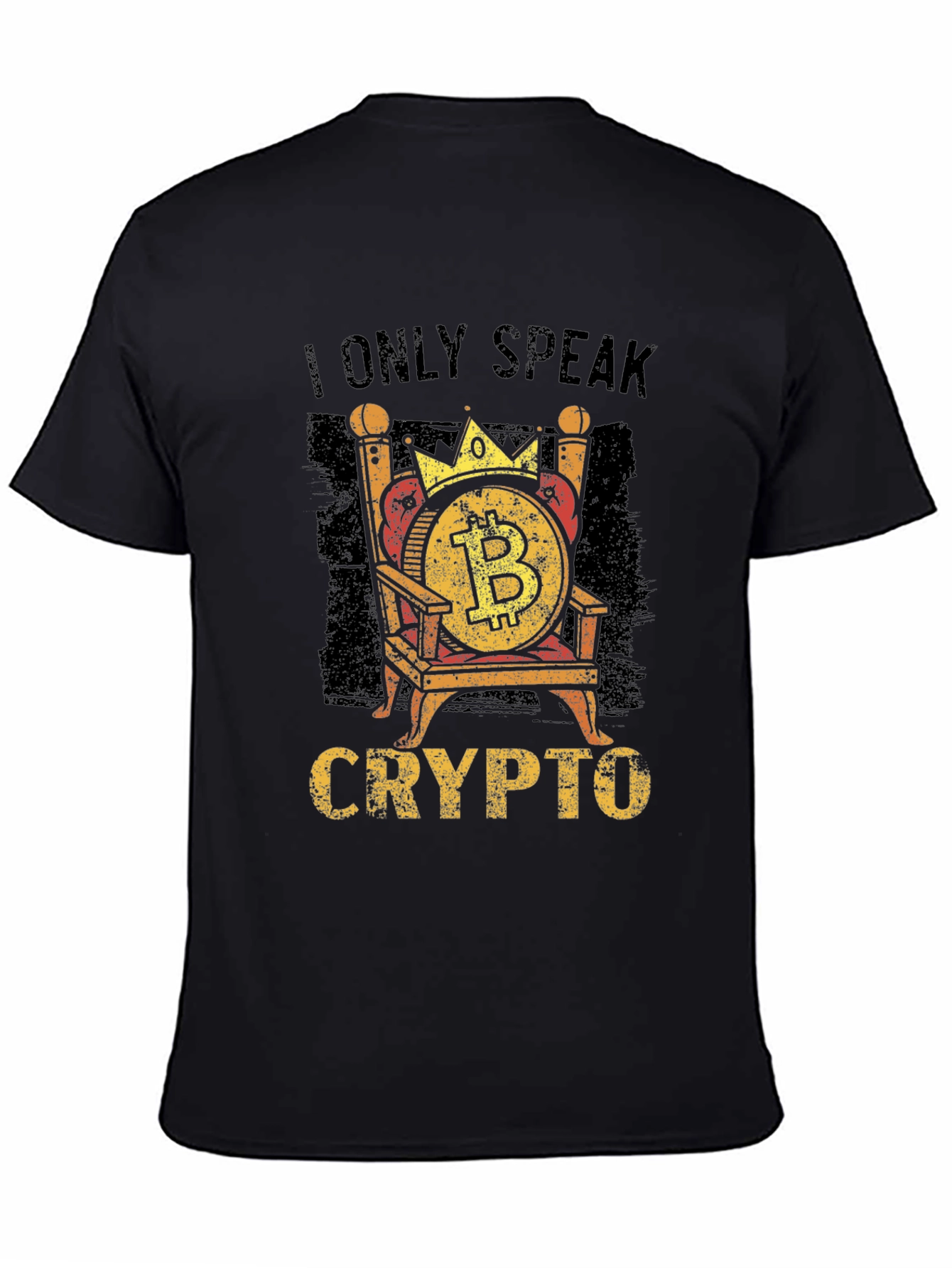 I Only Speak Crypto Bitcoin Graphic Tee