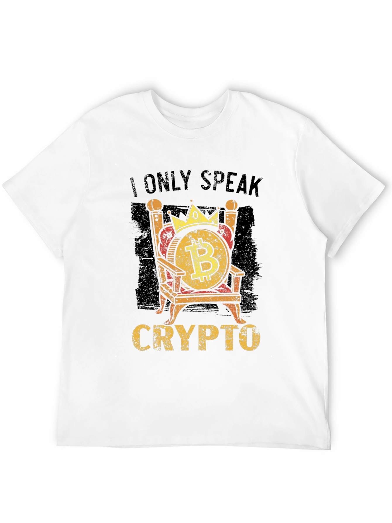 I Only Speak Crypto Bitcoin Graphic Tee