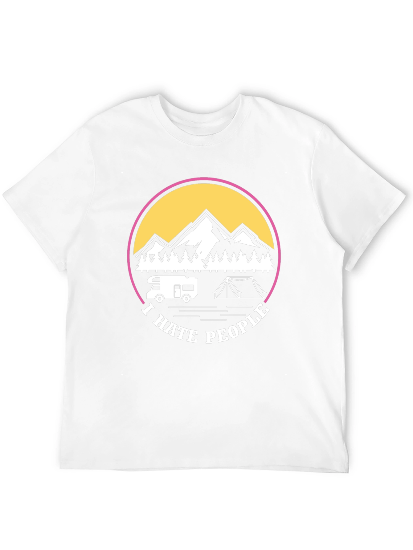 I Hate People Camping T-Shirt