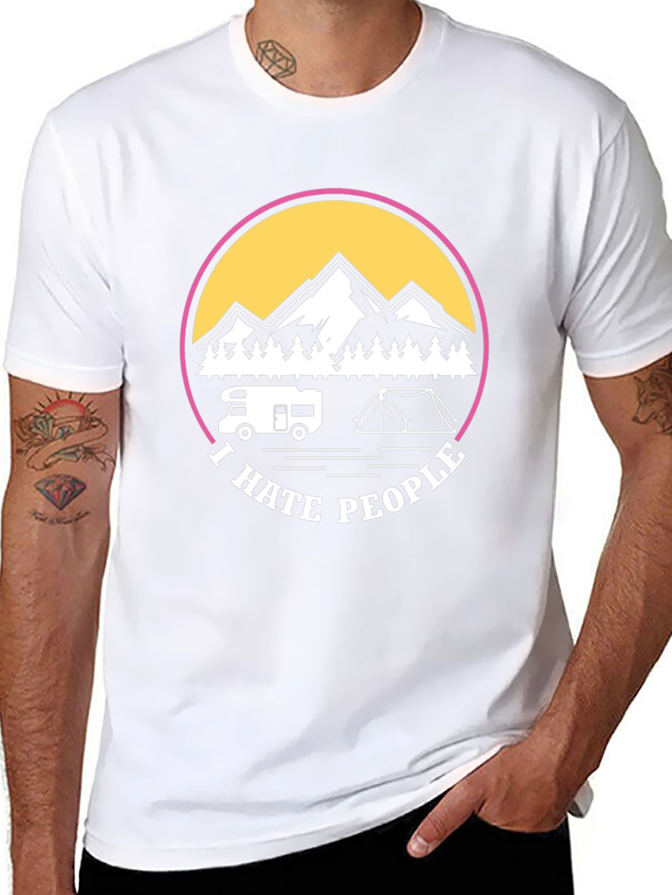 I Hate People Camping T-Shirt