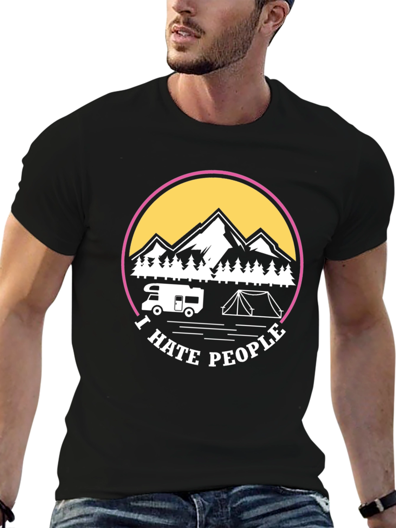 I Hate People Camping T-Shirt
