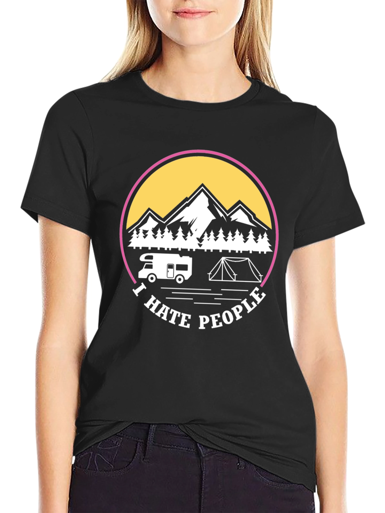 I Hate People Camping T-Shirt
