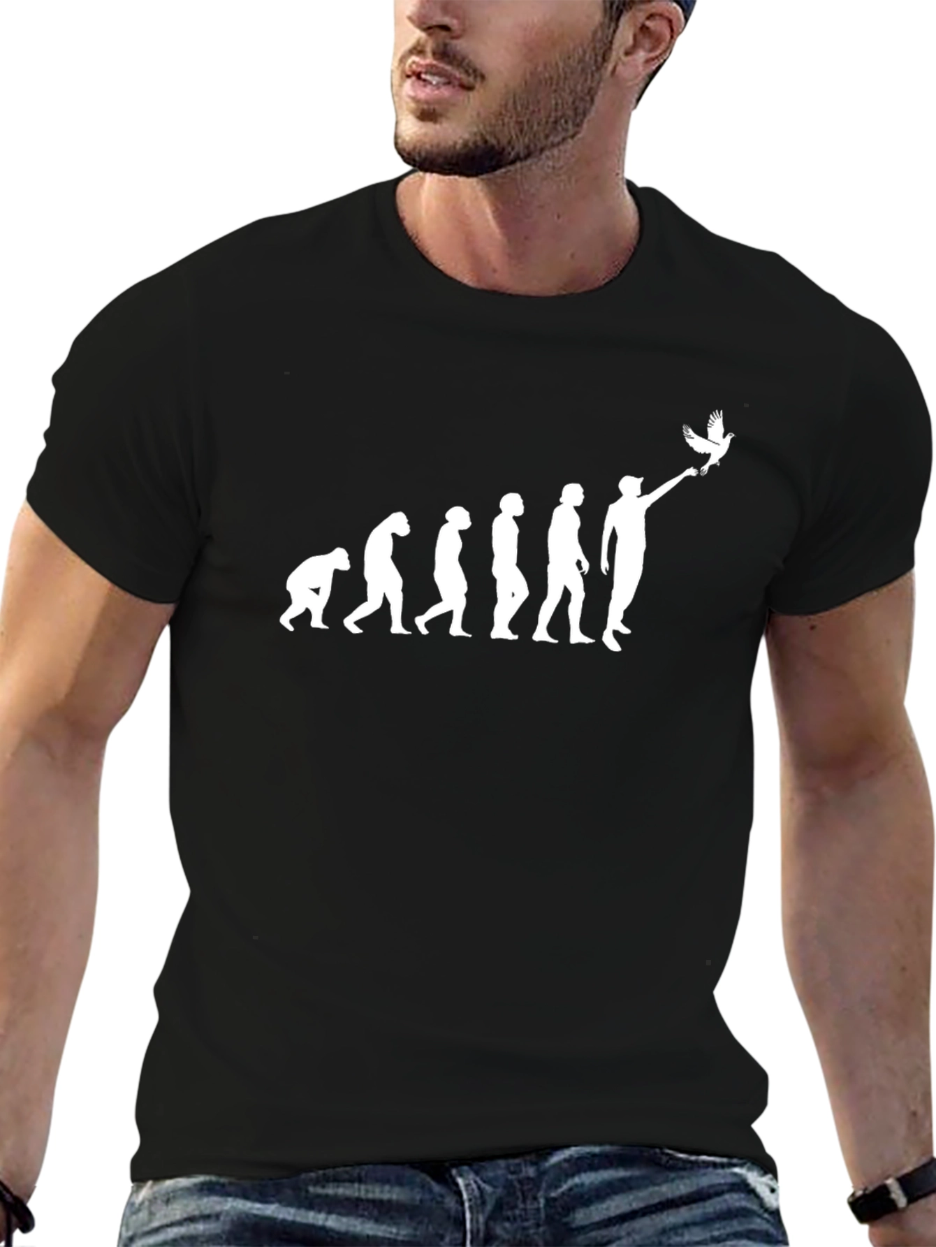 Evolution T-Shirt - Human Bird Release
