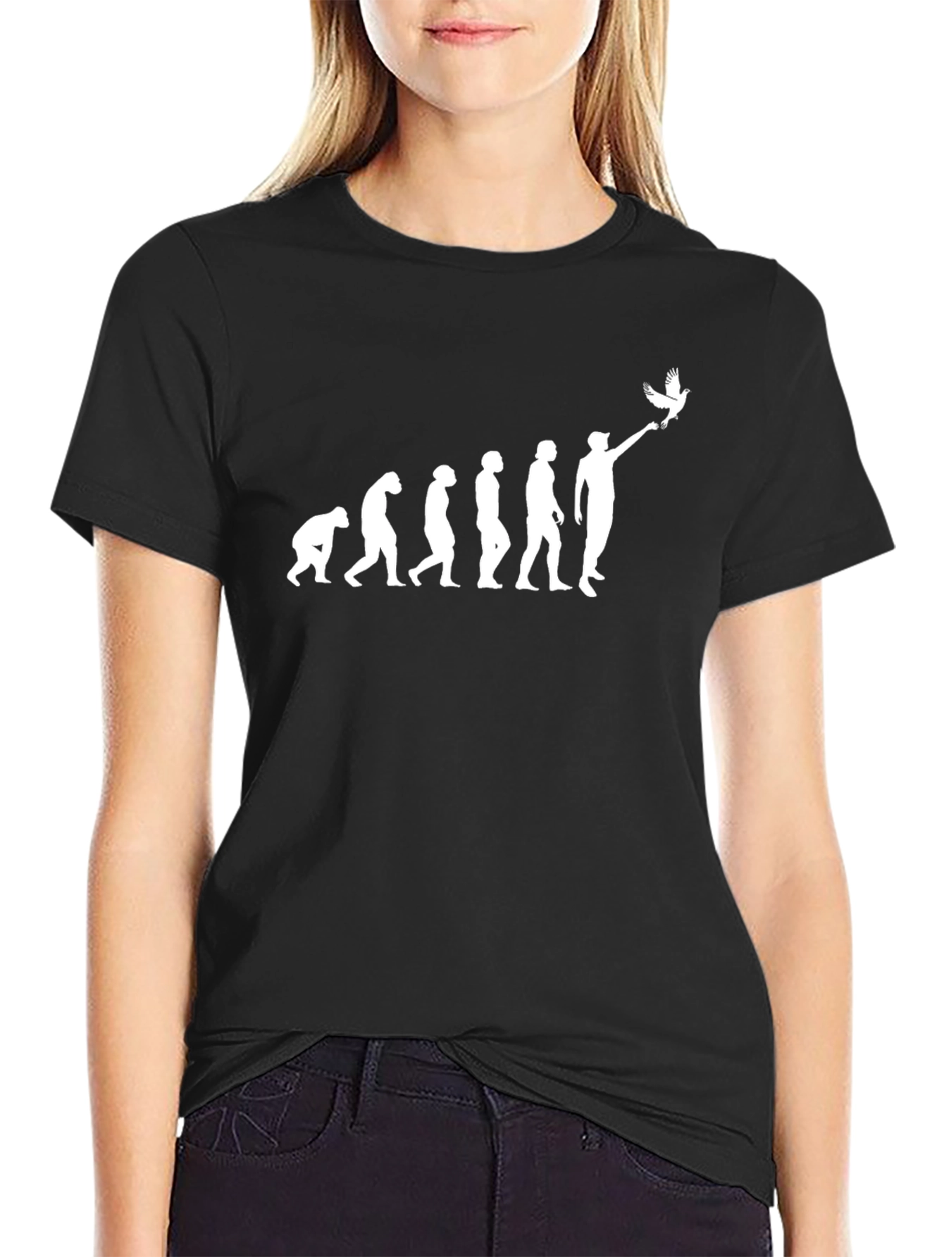 Evolution T-Shirt - Human Bird Release