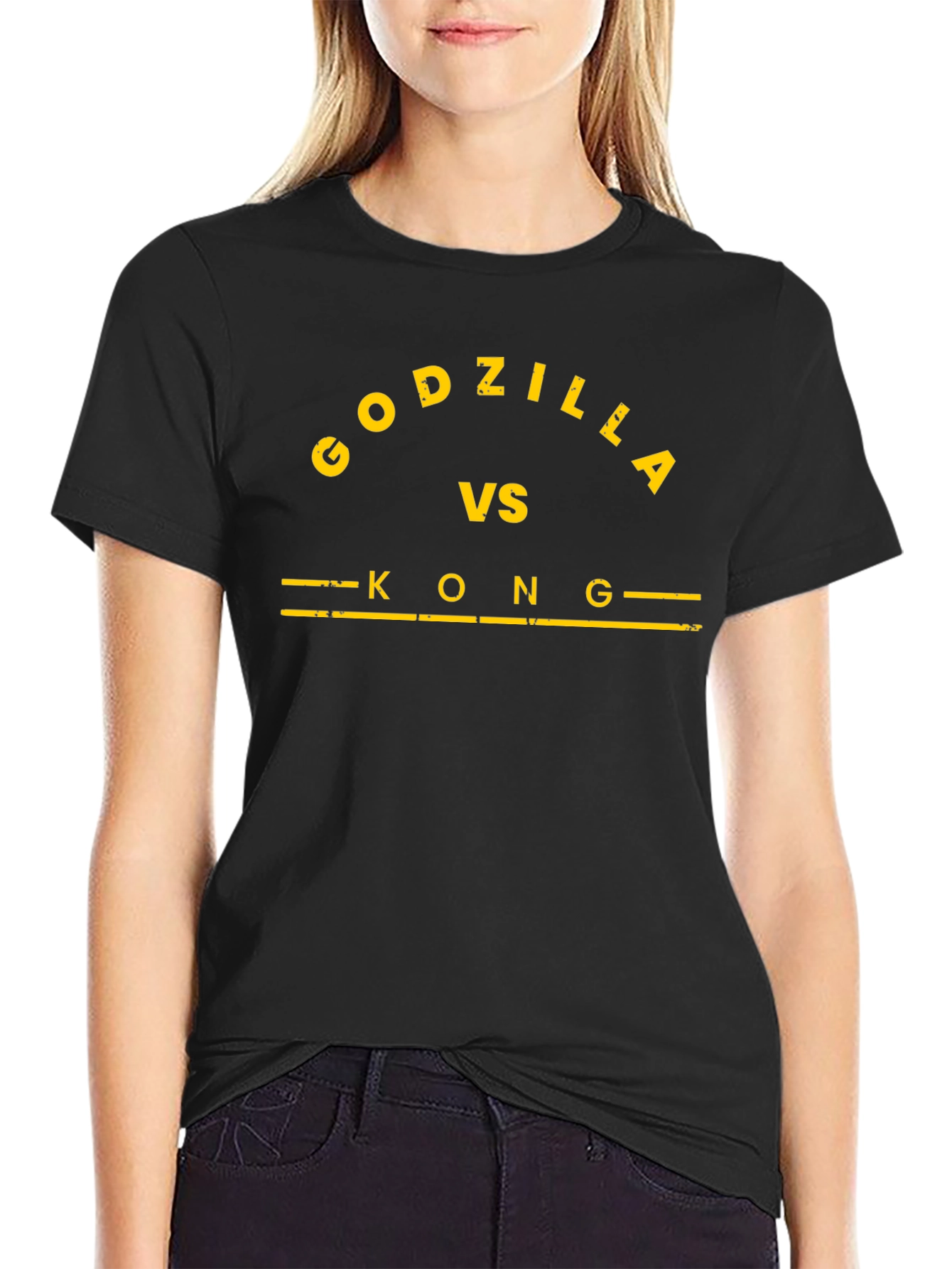 Godzilla vs Kong Black T-Shirt