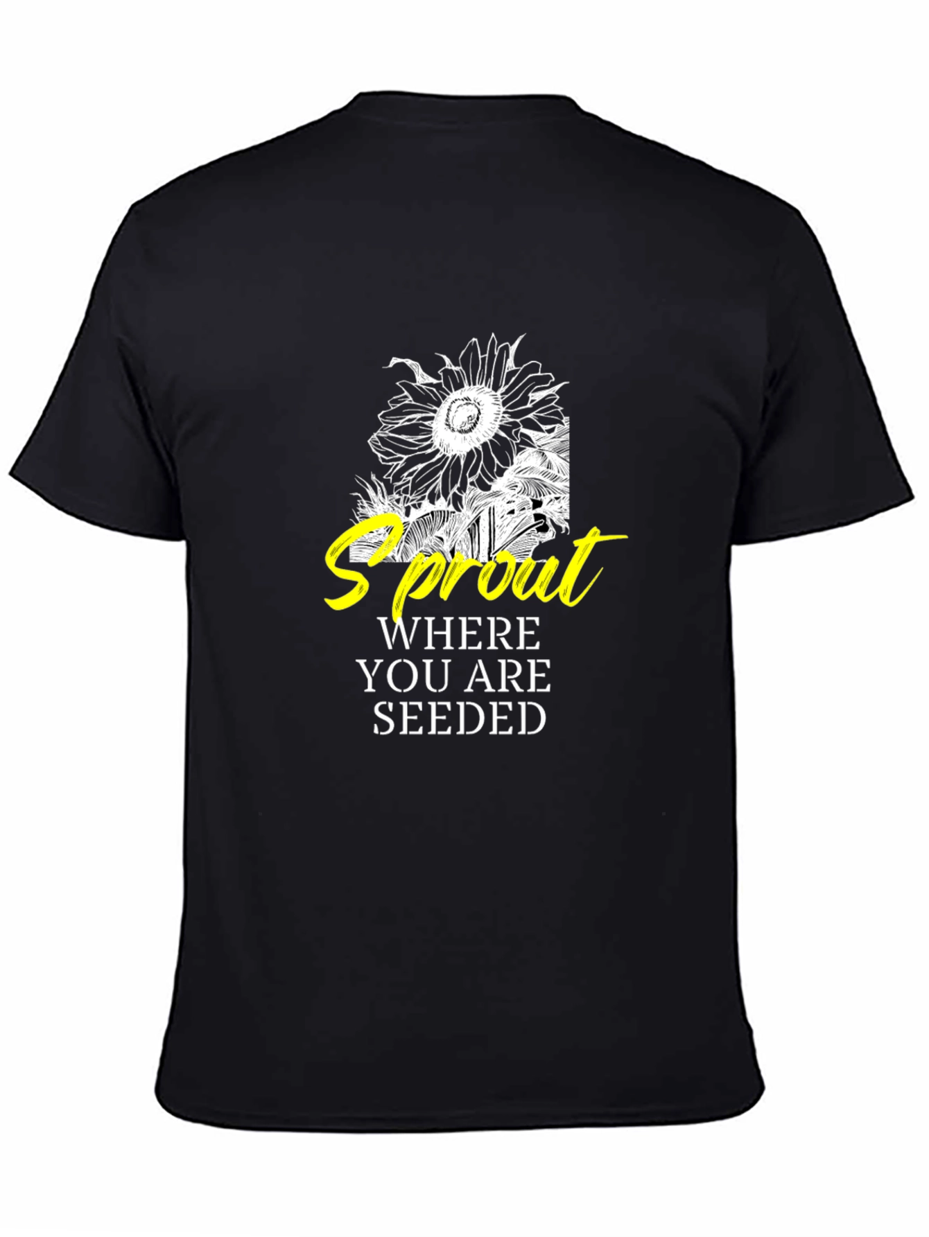 Sprout Where You Are Seeded Graphic T-Shirt