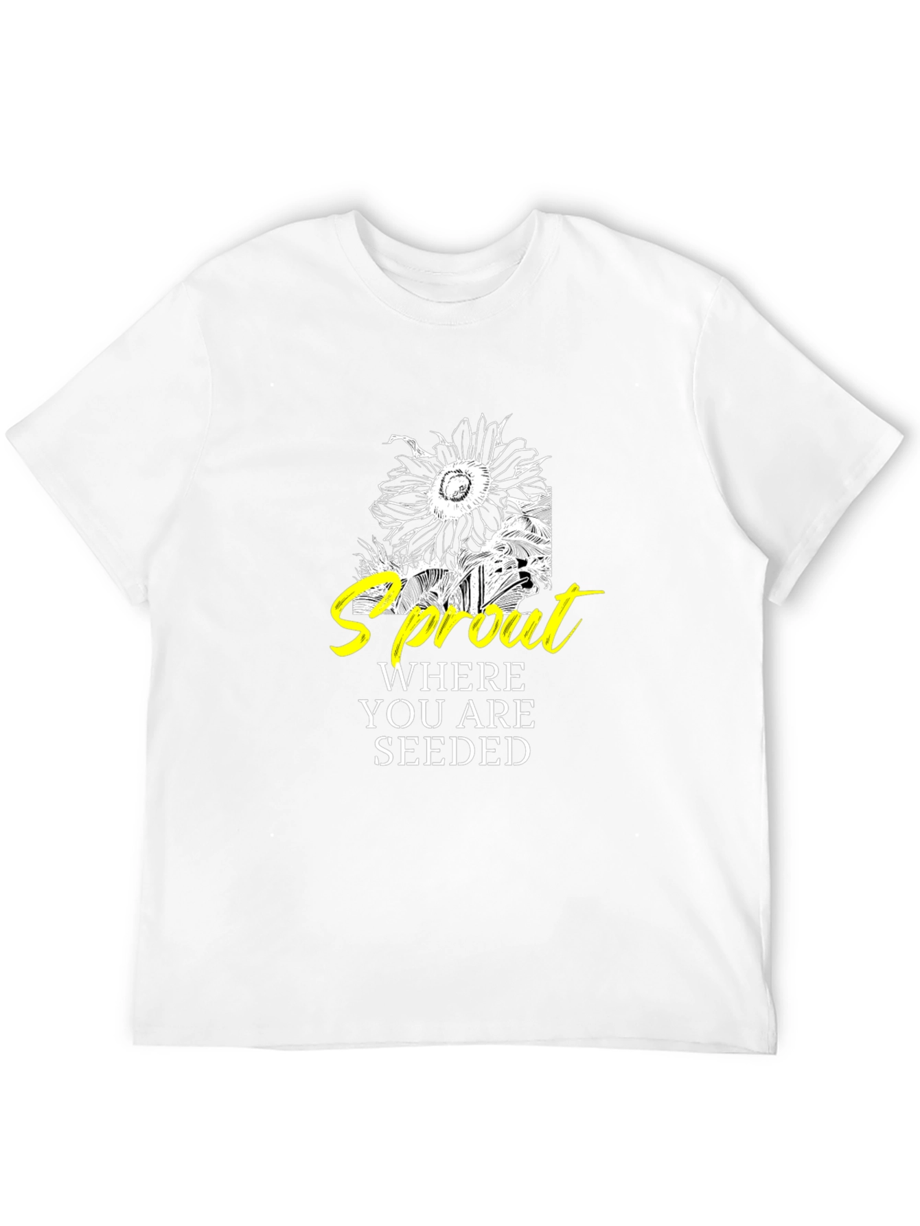 Sprout Where You Are Seeded Graphic T-Shirt