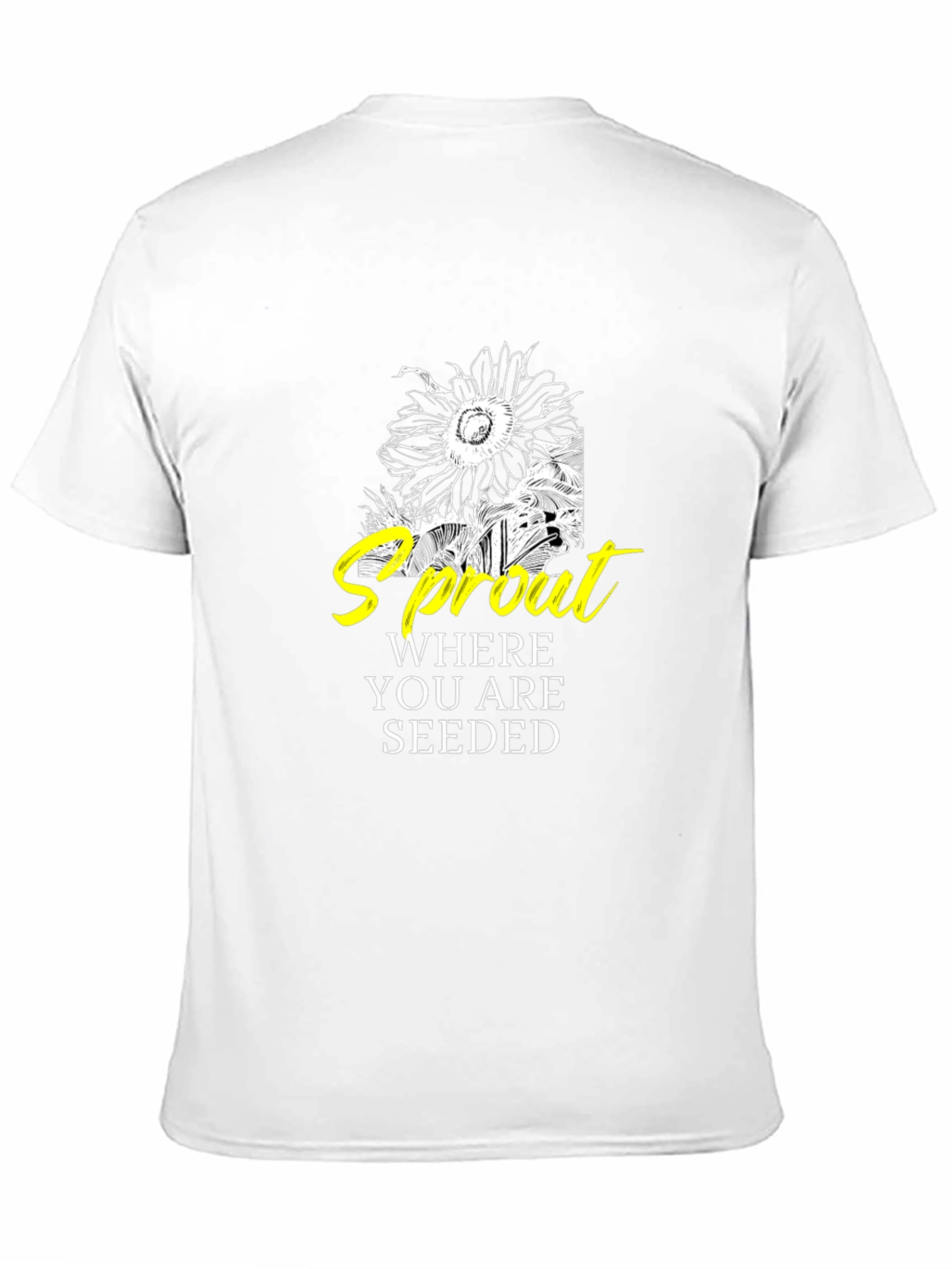 Sprout Where You Are Seeded Graphic T-Shirt