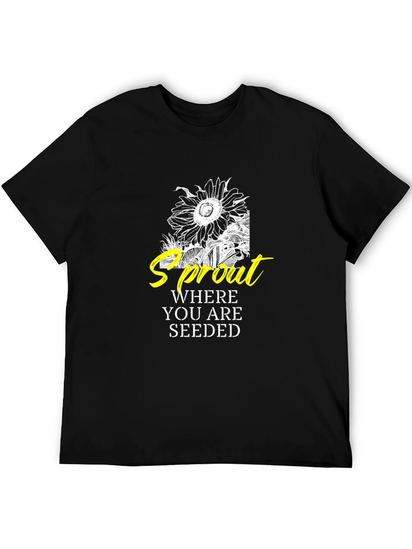 Sprout Where You Are Seeded Graphic T-Shirt