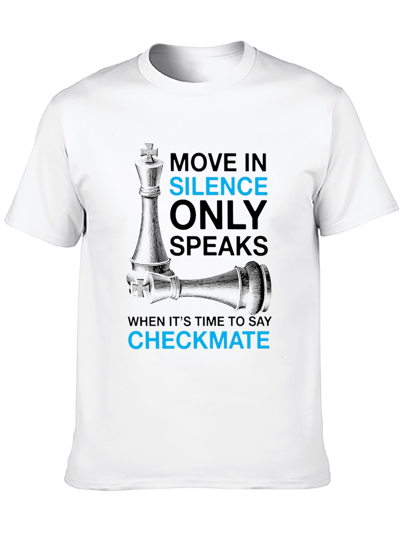 Move In Silence Chess Graphic Tee