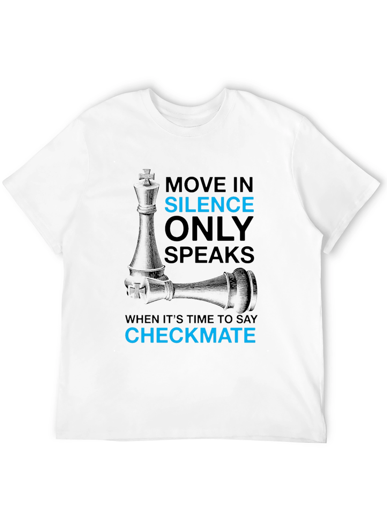 Move In Silence Chess Graphic Tee