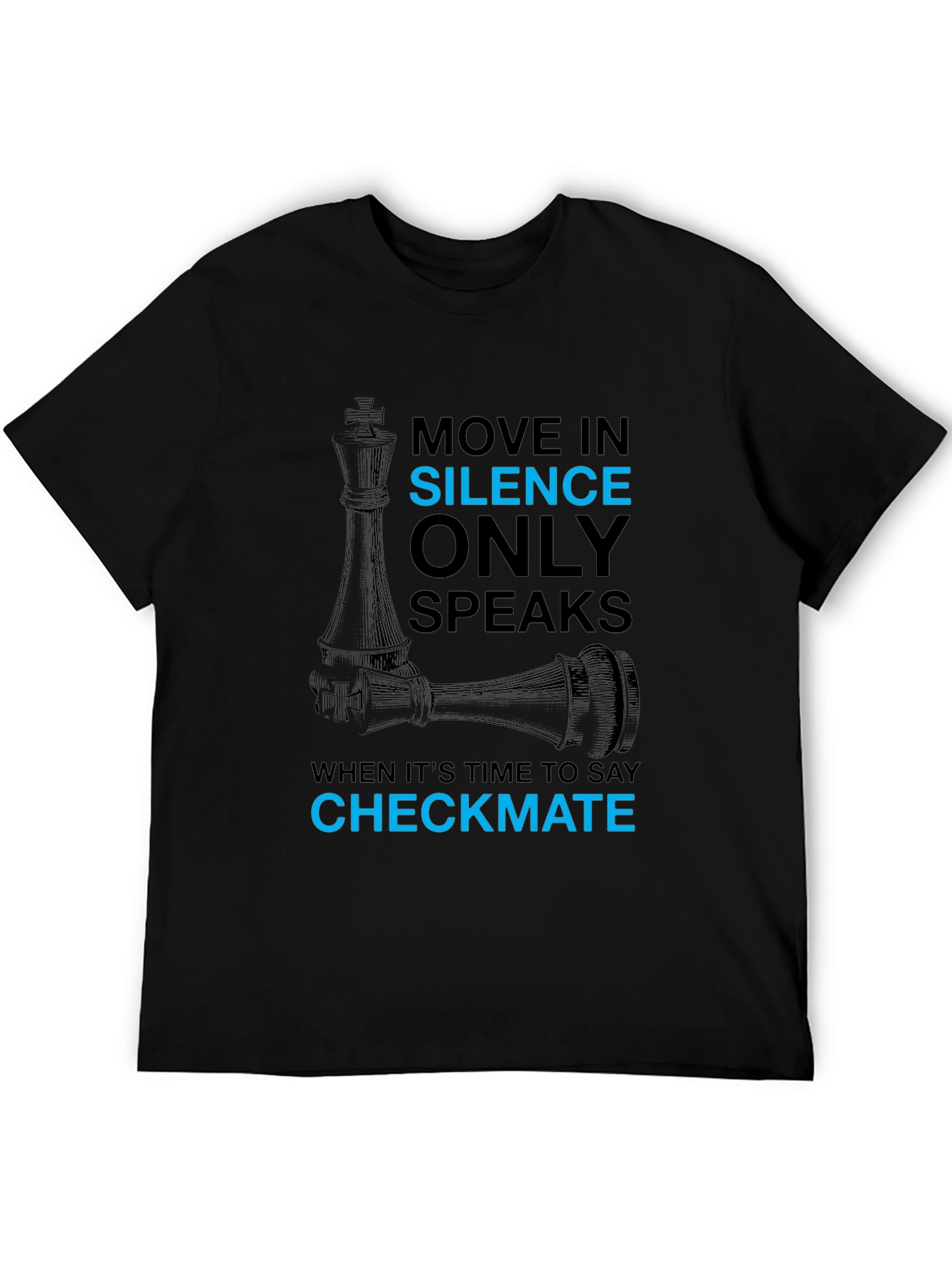 Move In Silence Chess Graphic Tee