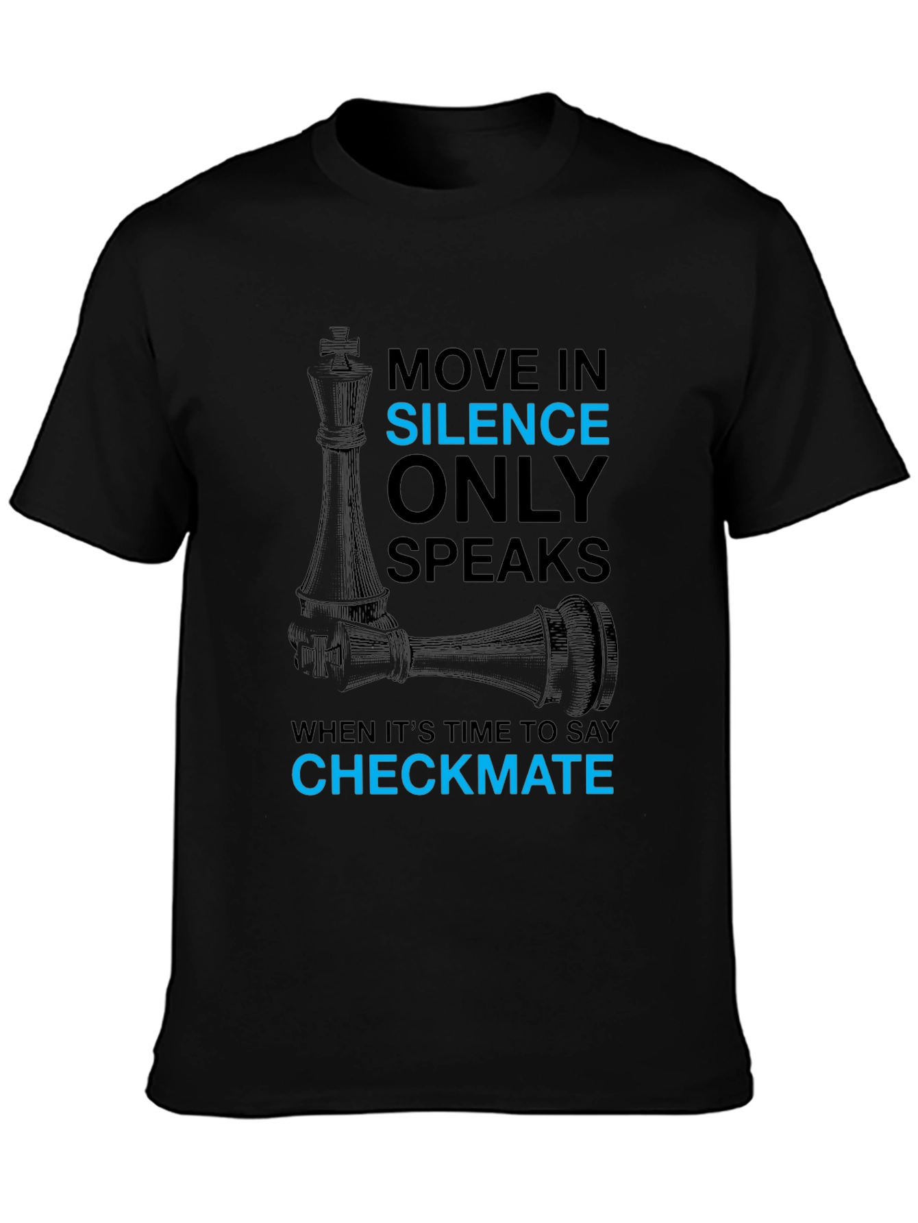 Move In Silence Chess Graphic Tee