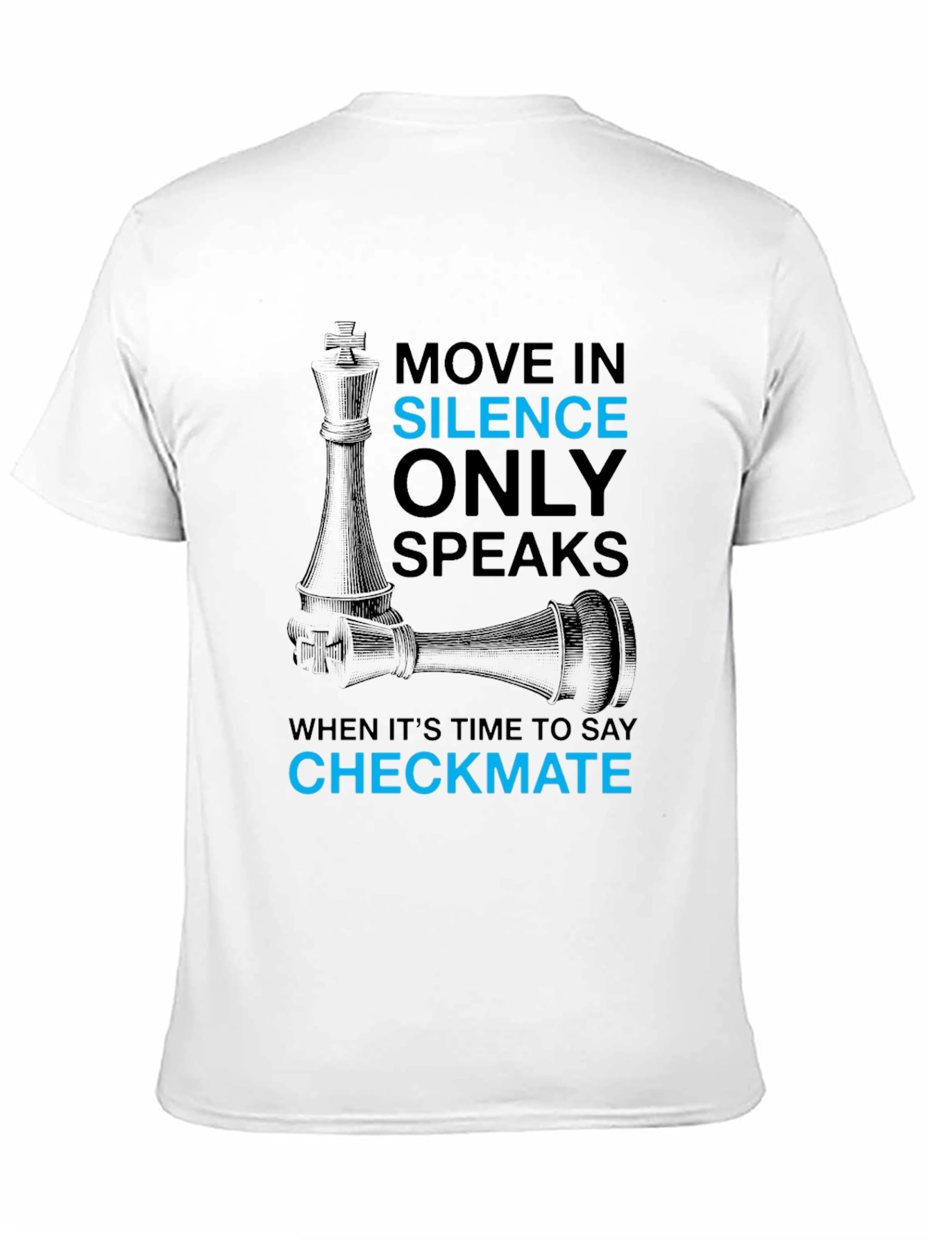 Move In Silence Chess Graphic Tee