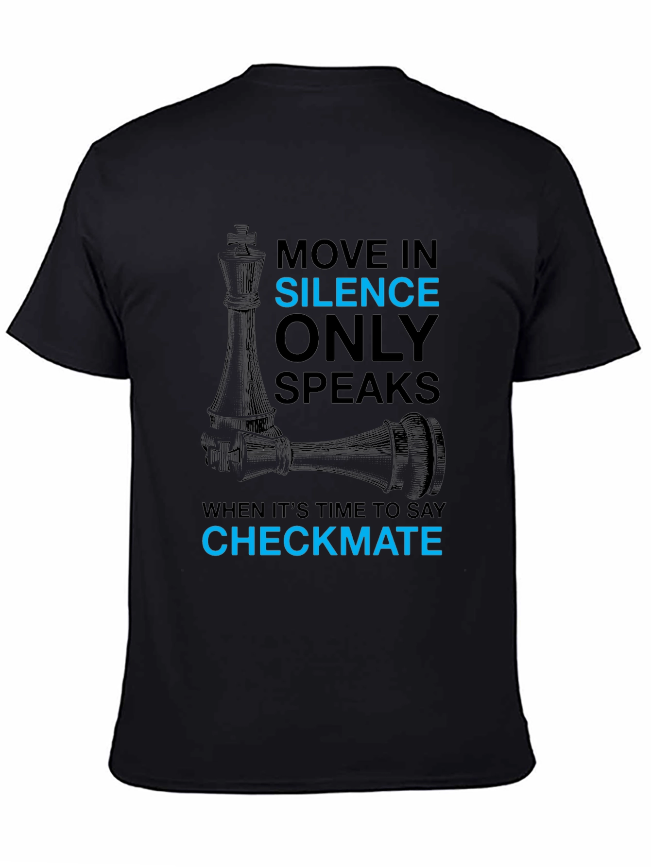 Move In Silence Chess Graphic Tee