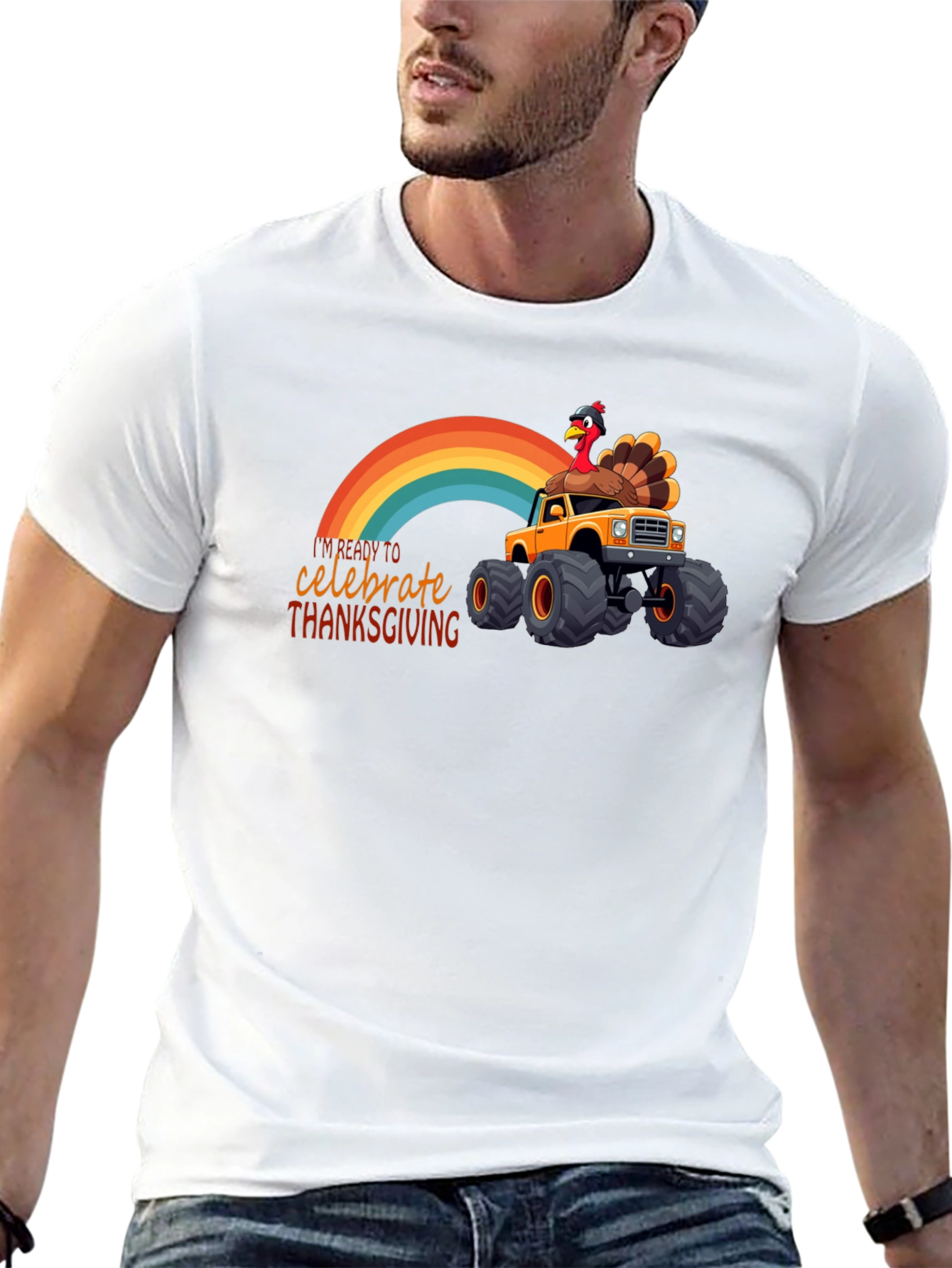 Thanksgiving Monster Truck T-Shirt