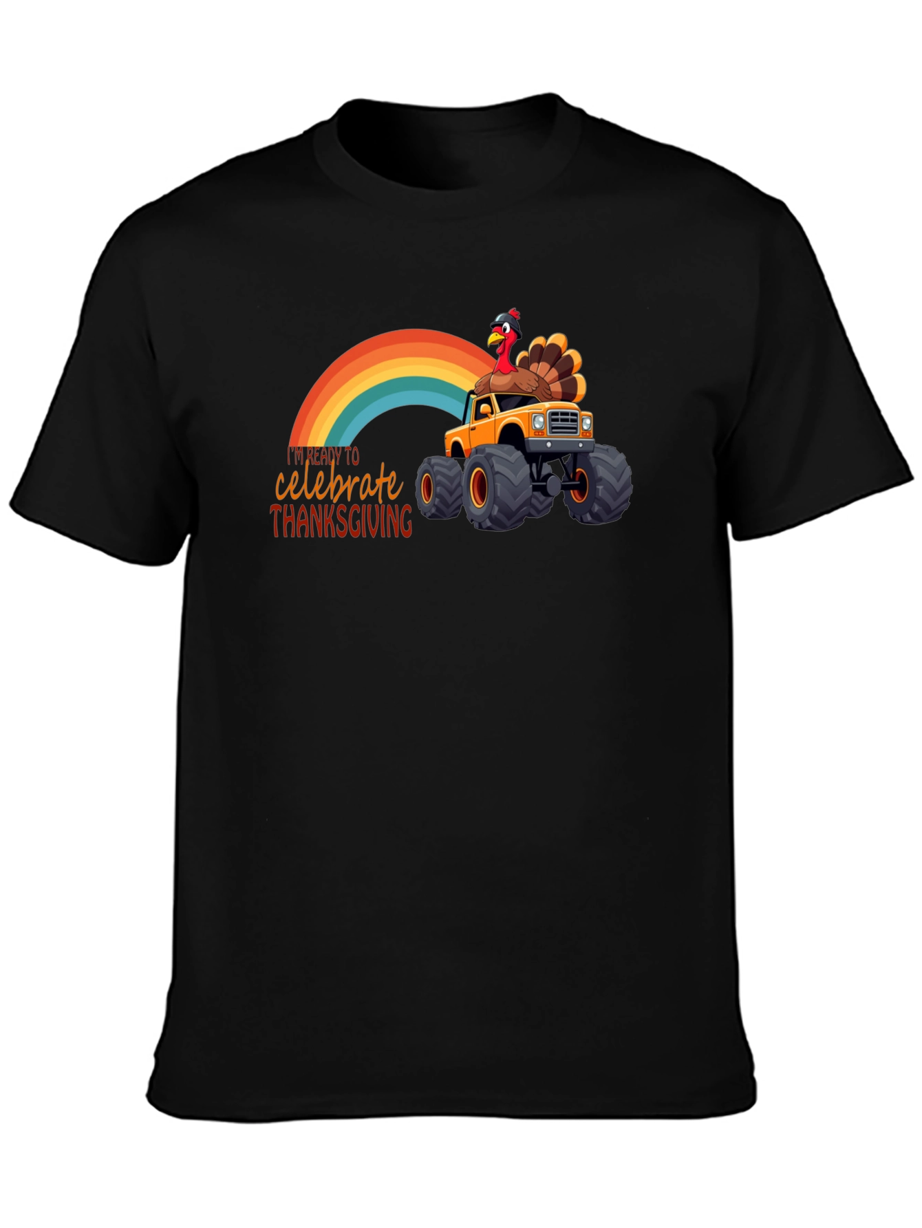 Thanksgiving Monster Truck T-Shirt