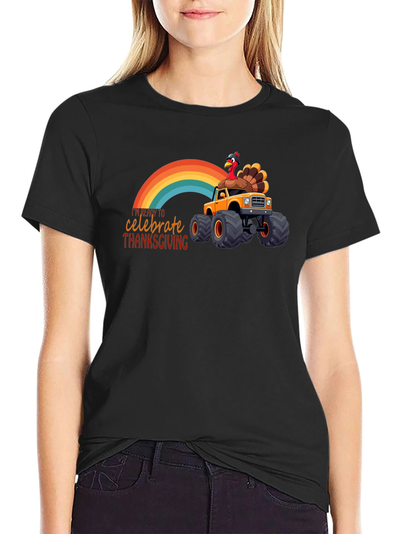 Thanksgiving Monster Truck T-Shirt