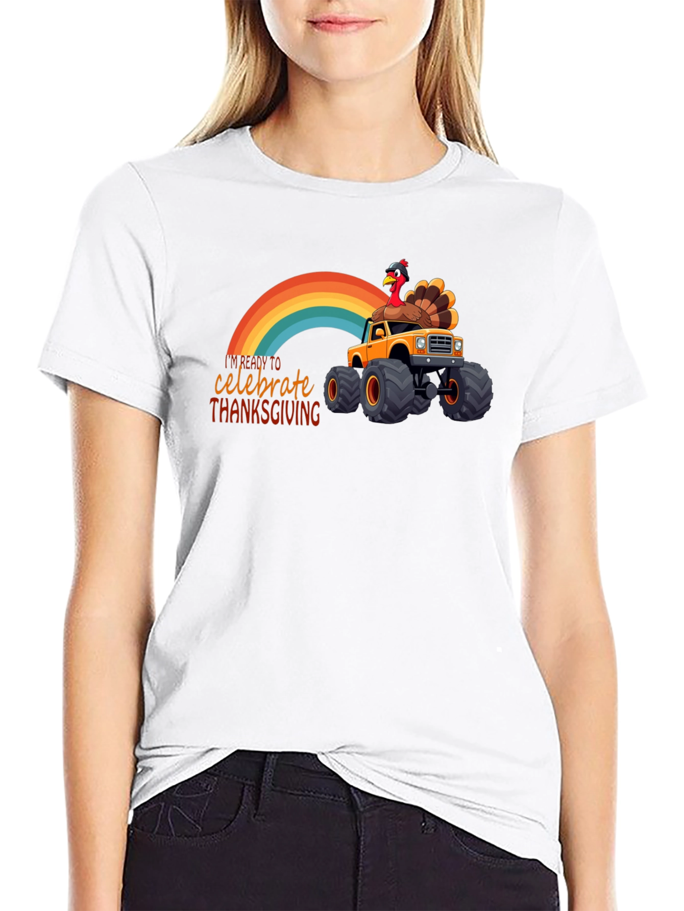 Thanksgiving Monster Truck T-Shirt
