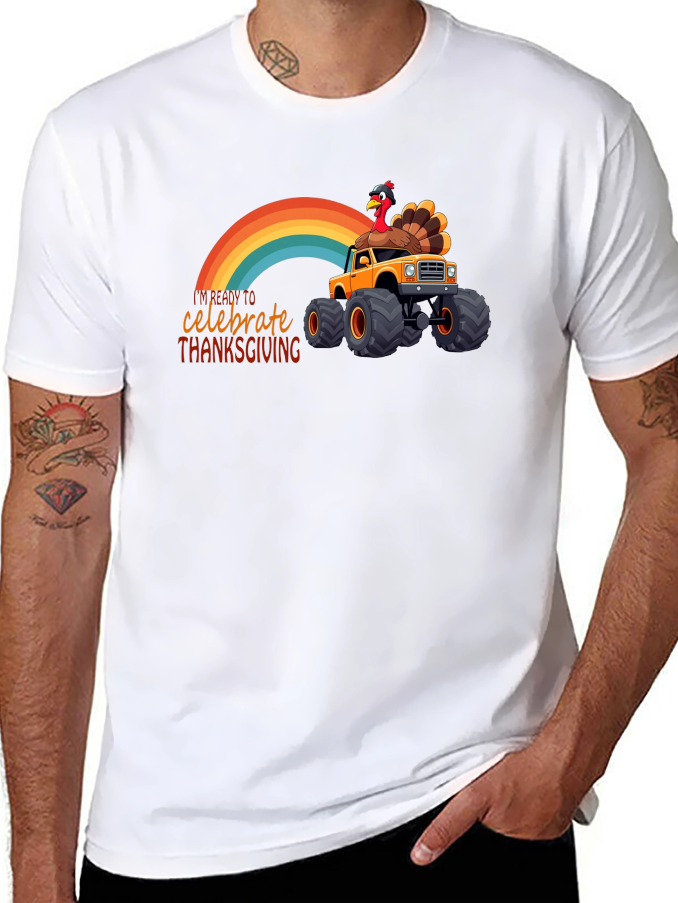 Thanksgiving Monster Truck T-Shirt