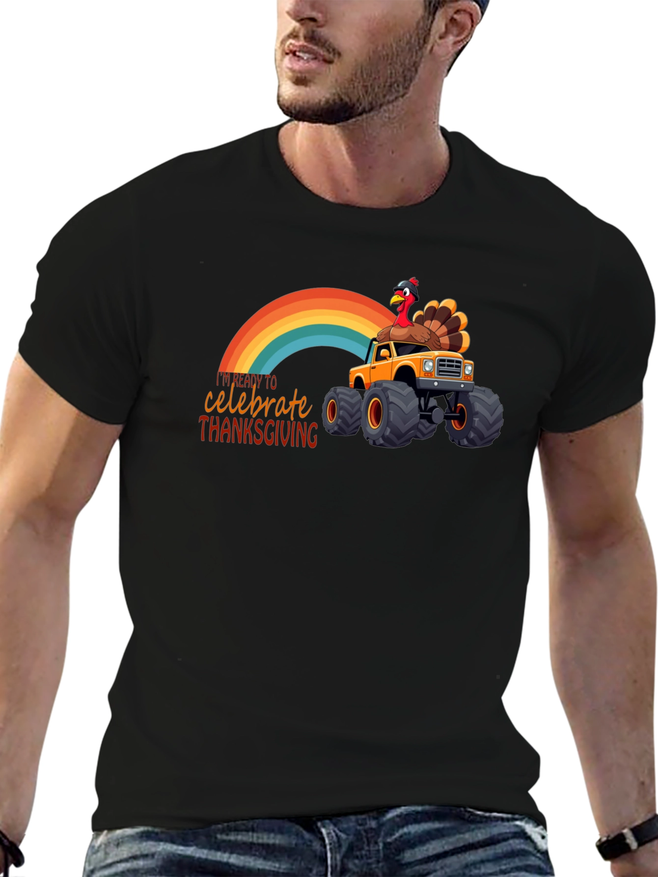 Thanksgiving Monster Truck T-Shirt