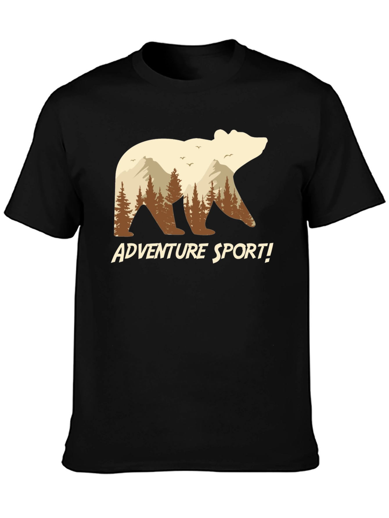 Adventure Sport Bear Graphic T-Shirt