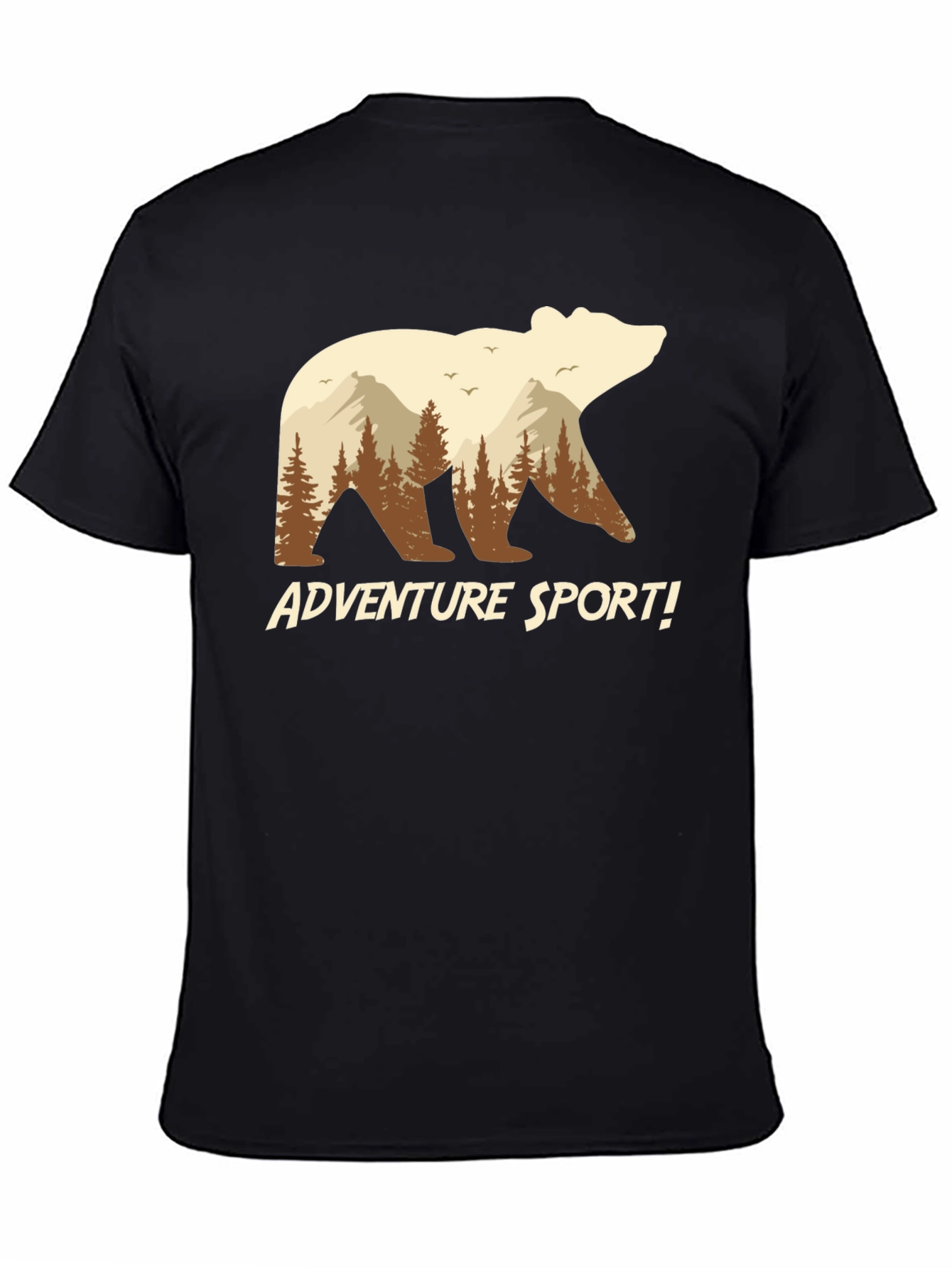 Adventure Sport Bear Graphic T-Shirt