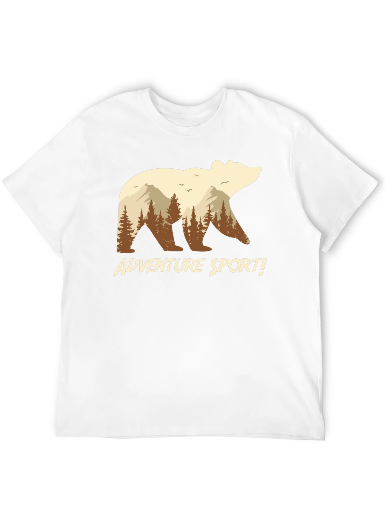 Adventure Sport Bear Graphic T-Shirt