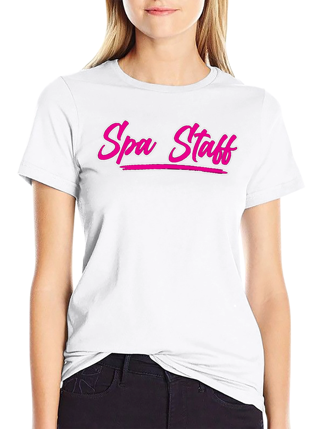 Spa Staff Black T-Shirt
