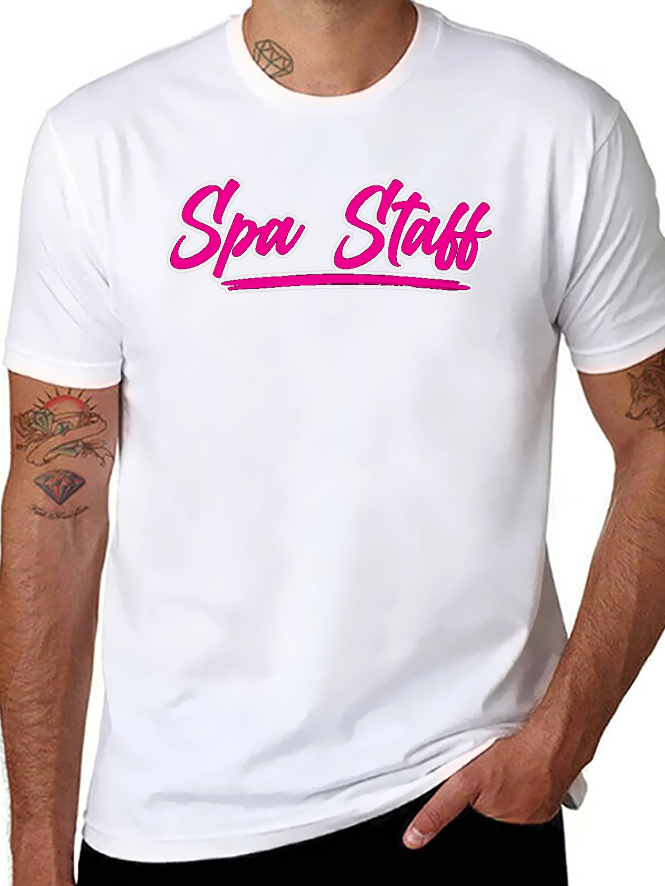 Spa Staff Black T-Shirt