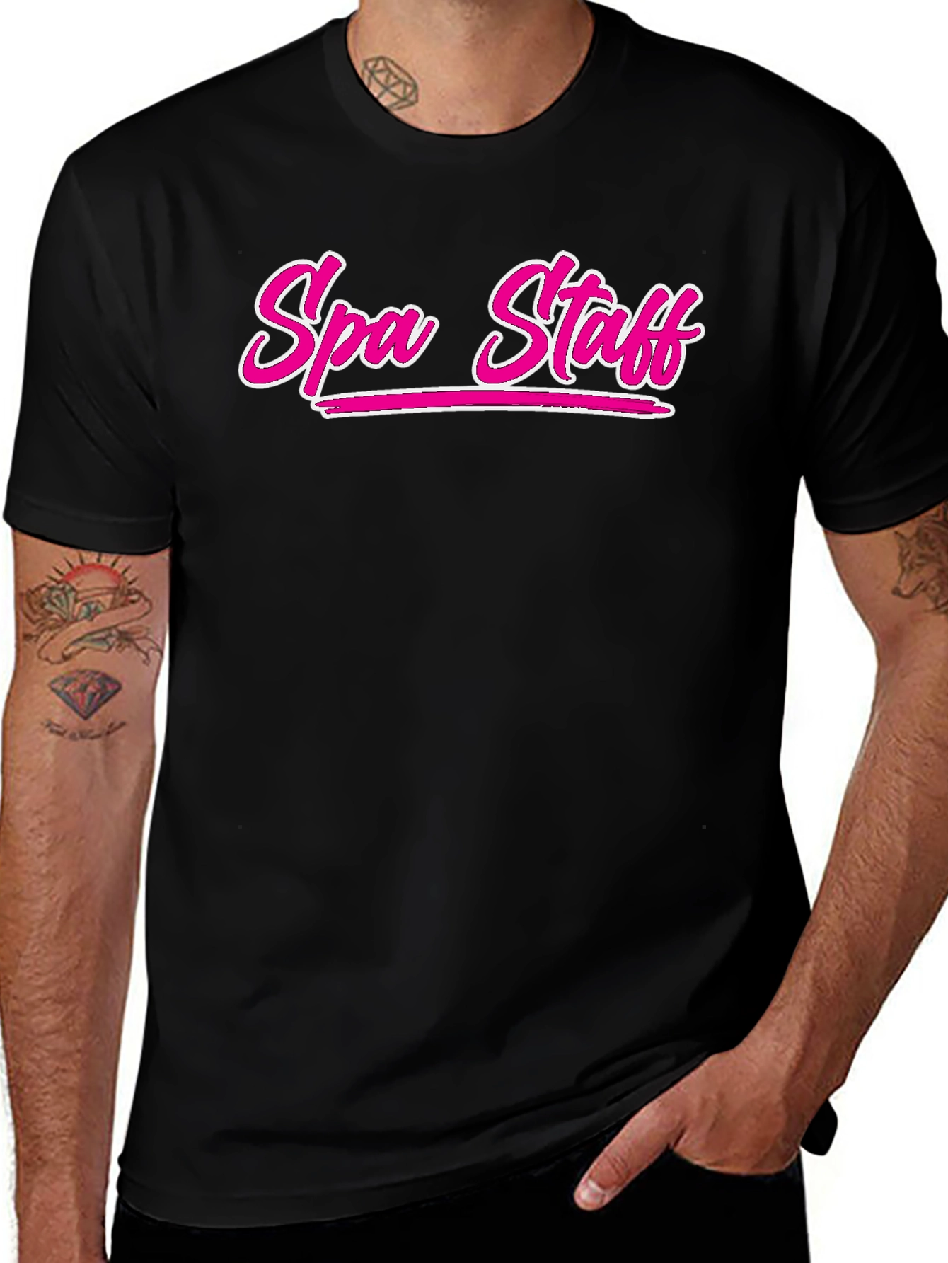 Spa Staff Black T-Shirt