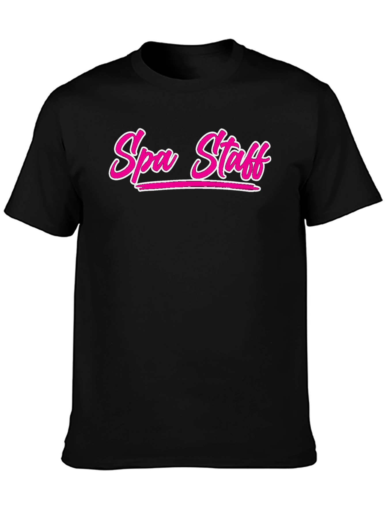 Spa Staff Black T-Shirt