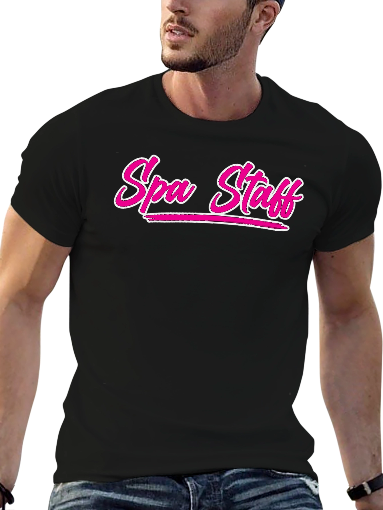 Spa Staff Black T-Shirt