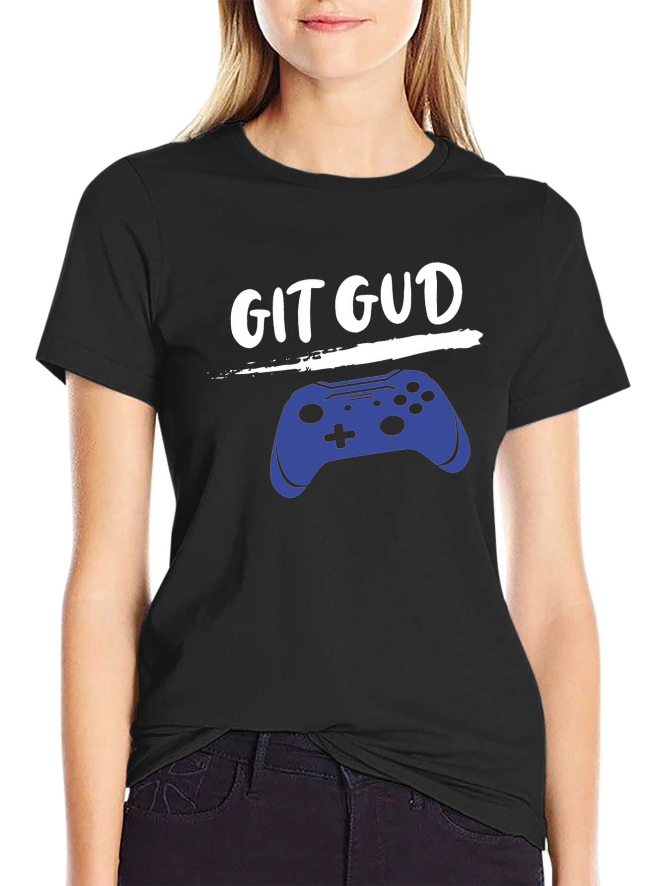 Git Gud Gamer T-Shirt - Black Cotton Tee