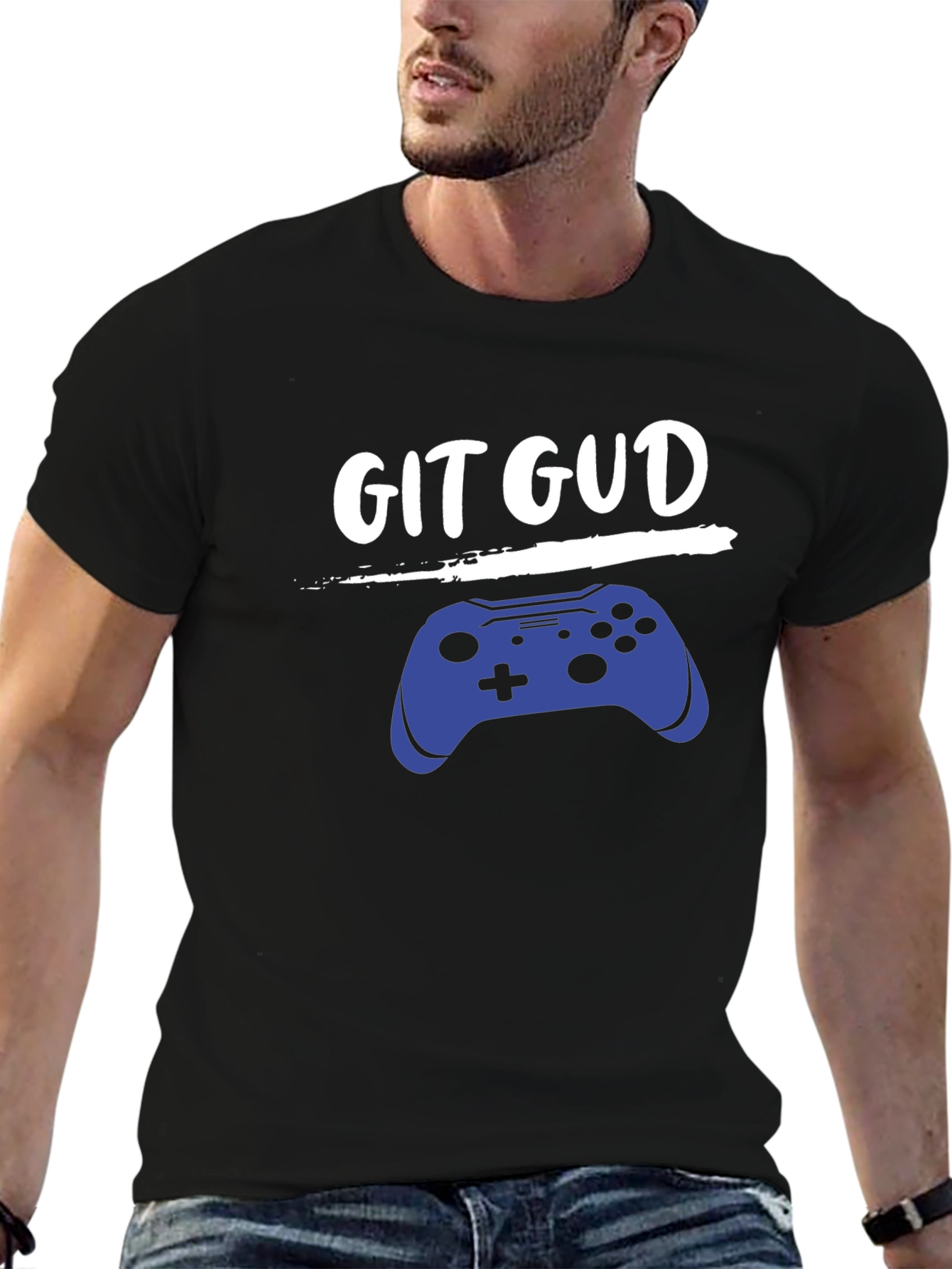 Git Gud Gamer T-Shirt - Black Cotton Tee