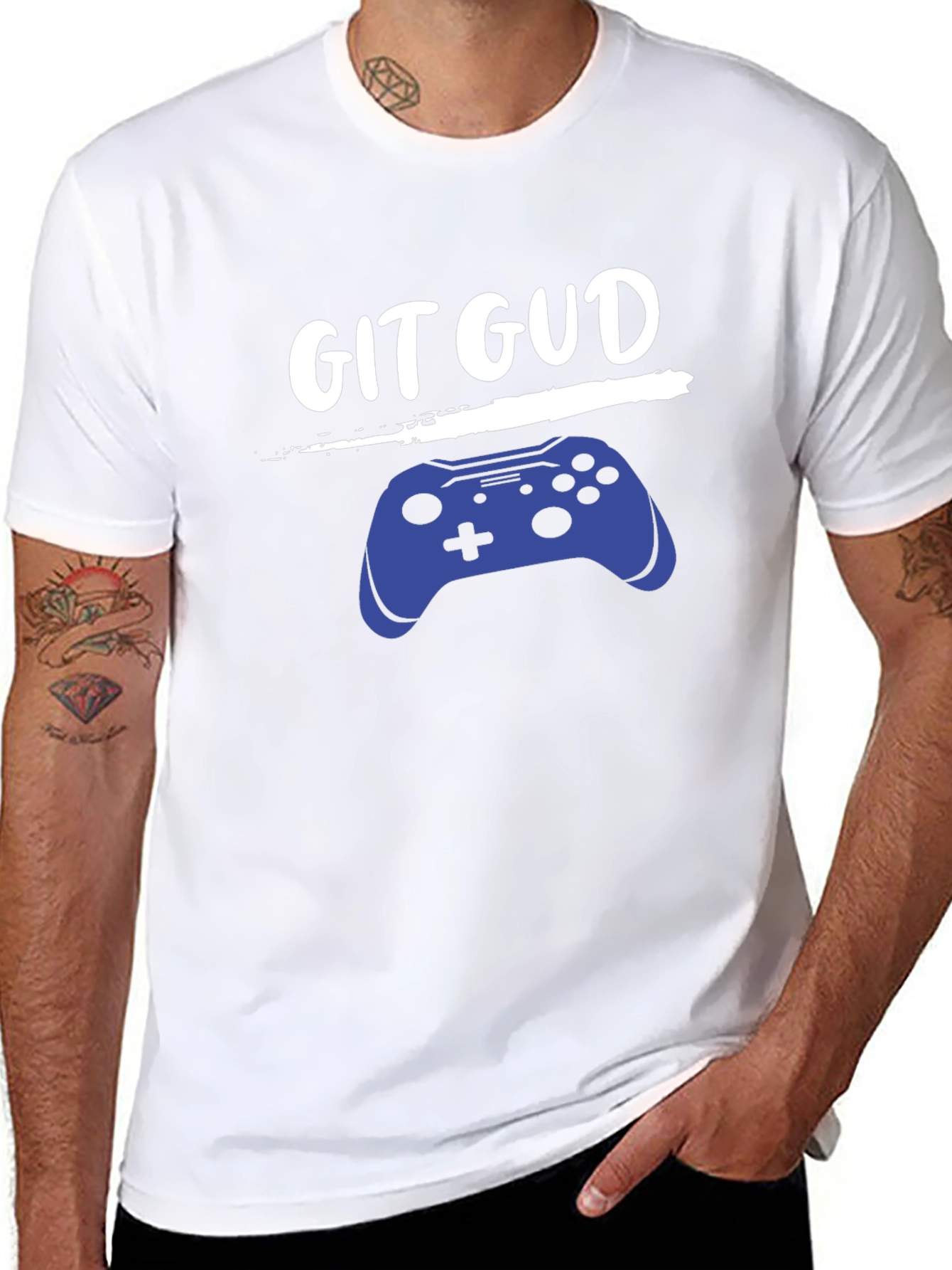 Git Gud Gamer T-Shirt - Black Cotton Tee
