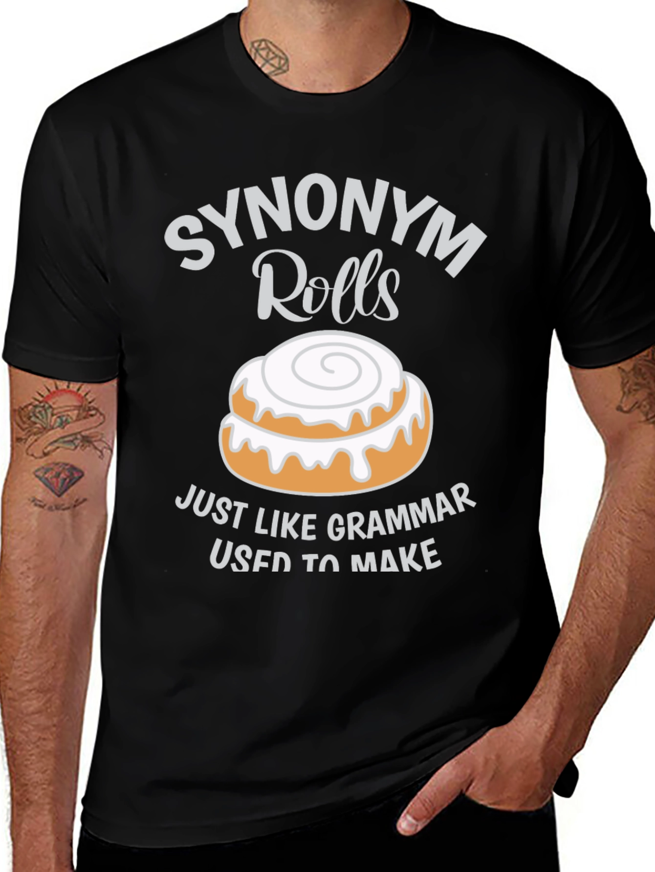 Synonym Rolls Funny Grammar T-Shirt