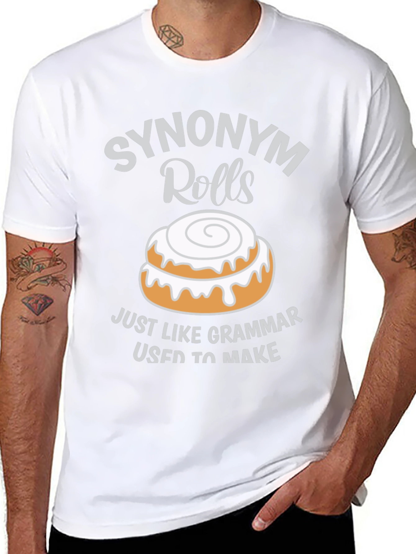 Synonym Rolls Funny Grammar T-Shirt